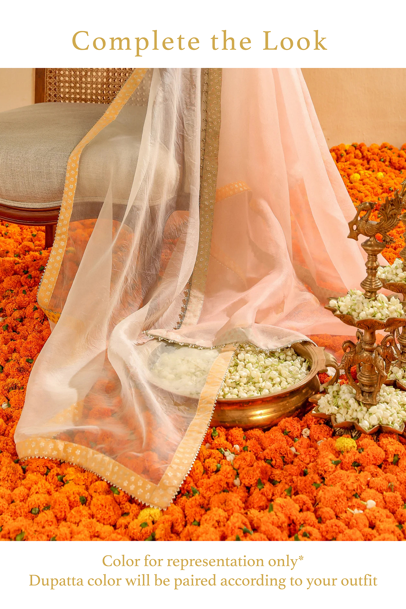 Alima - Long A-line Choga with Salwar