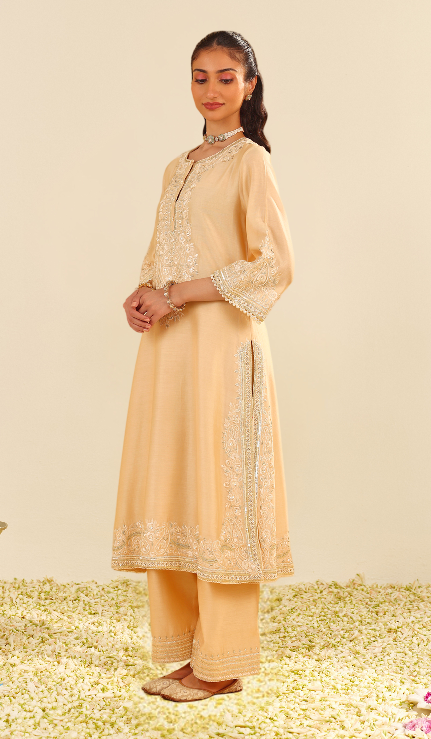 Sereen - A-Line Kurta With Palazzo
