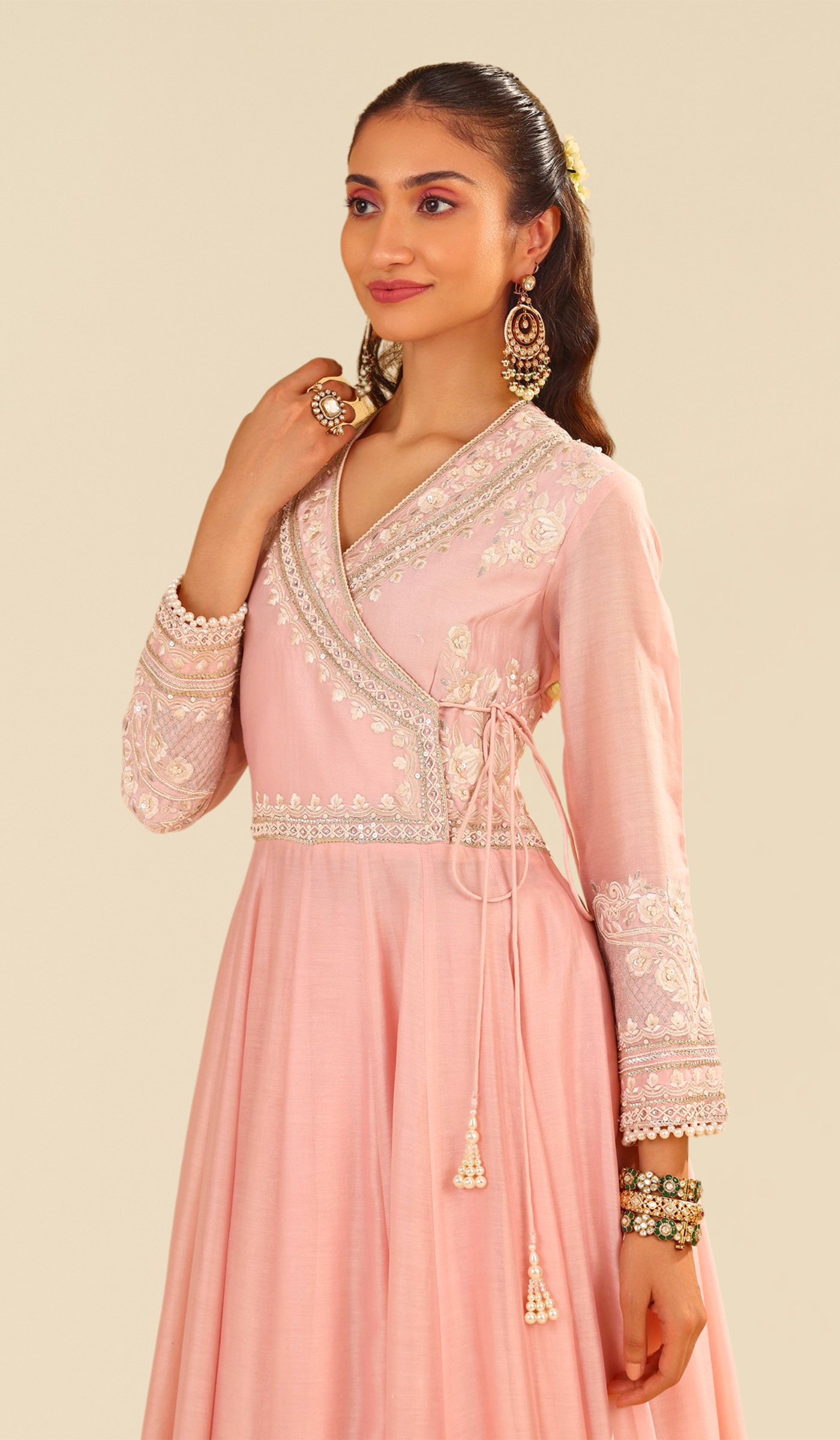 Ameena - Long Anarkali With Skirt