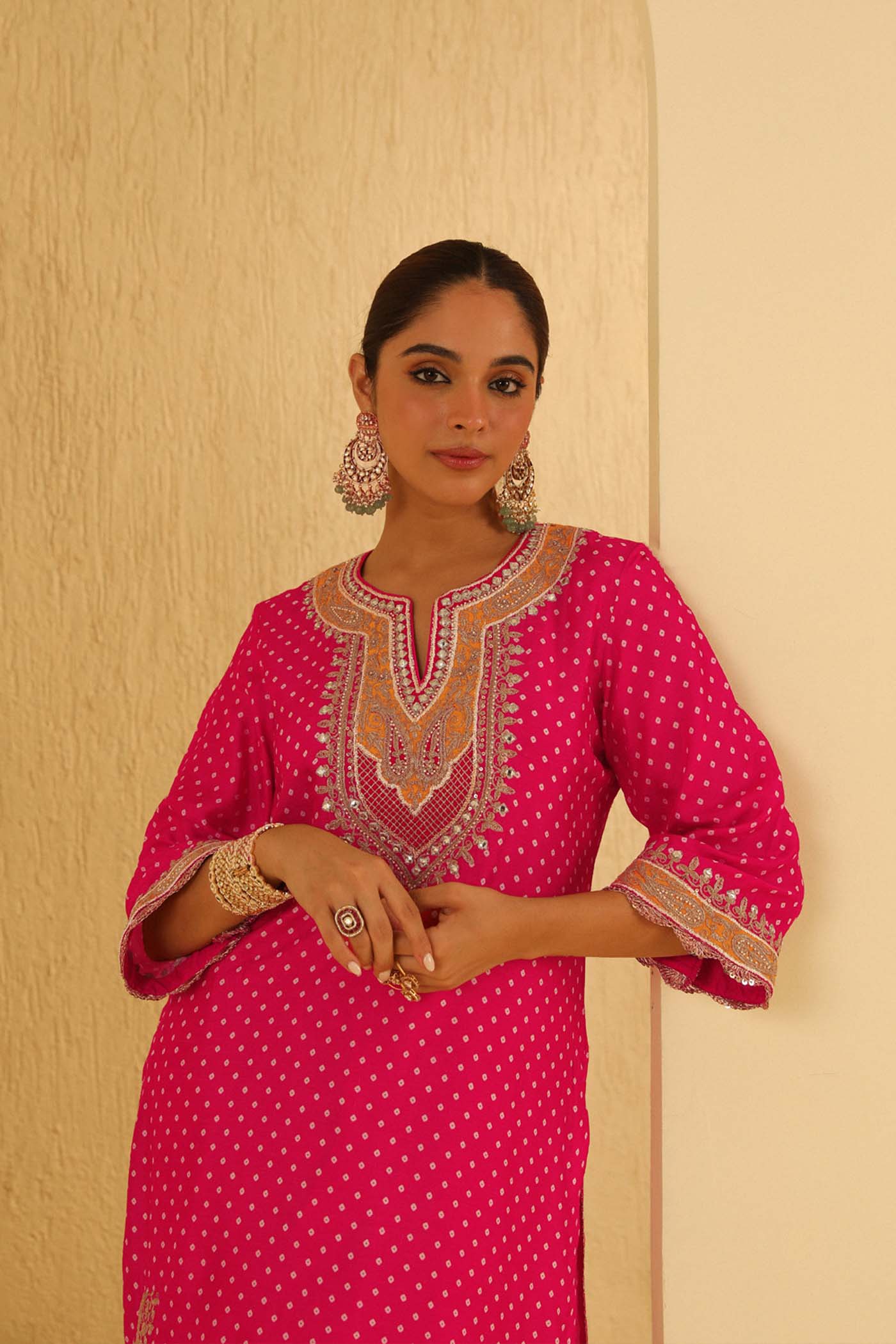 Kaira - Hotpink Kurta with Salwar (Lxrts)