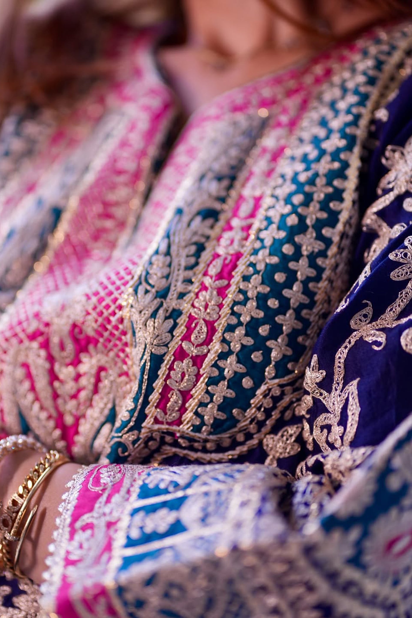 Mohsina - Dark Blue Short Kalidaar Chauga with Salwar (LXRTS)