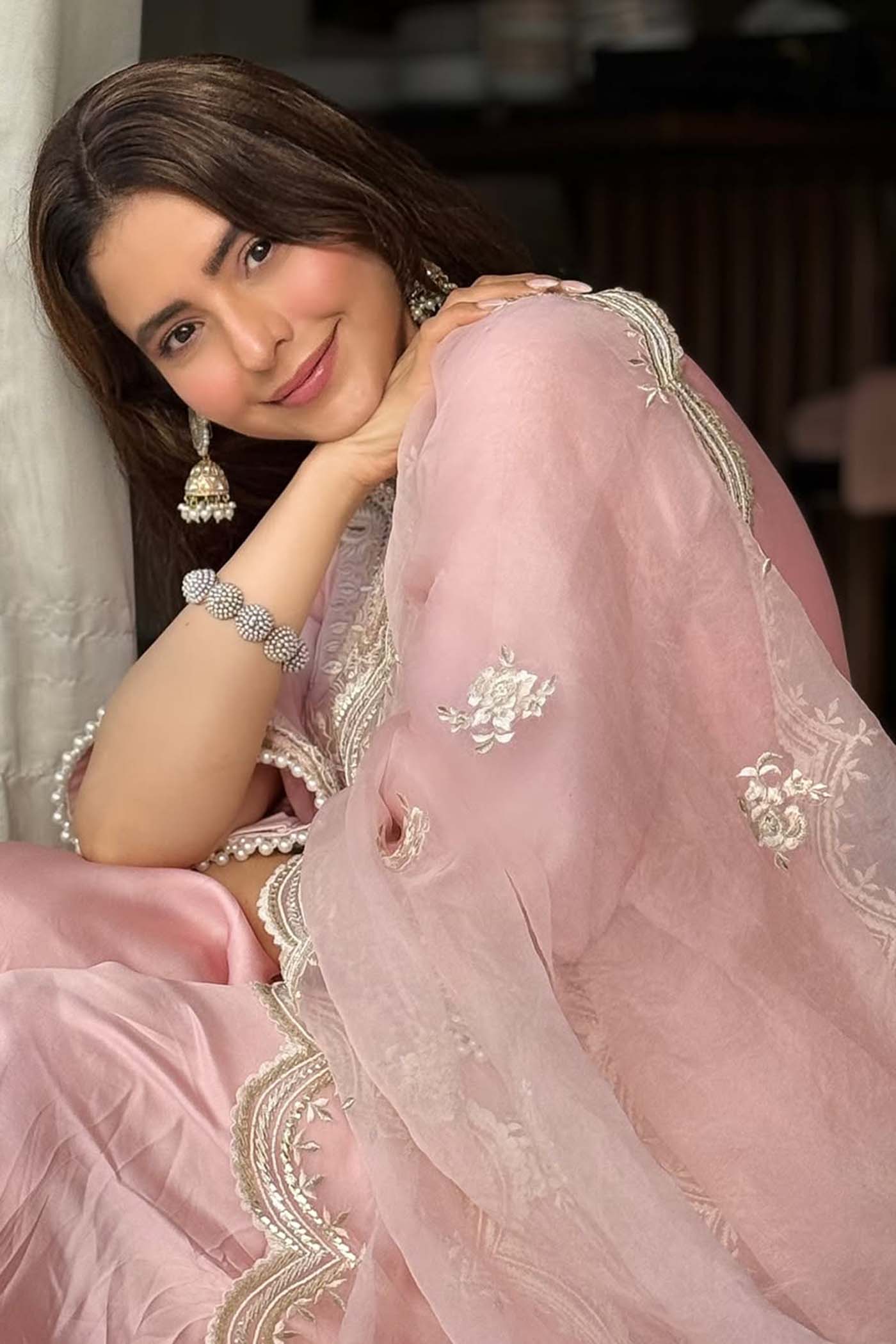 Aamna Sharif in Sara - Short Kurta With Salwar