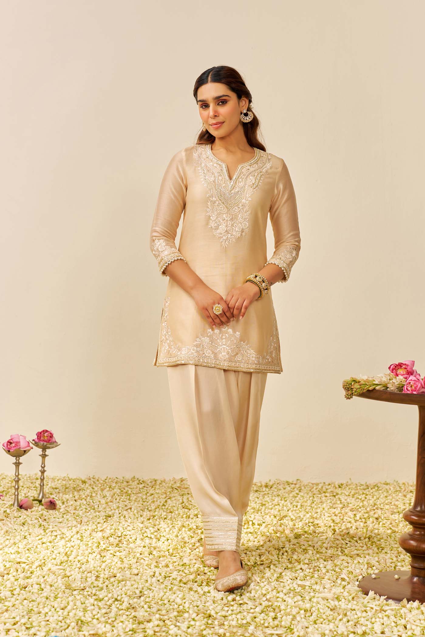 HANIYA - SHORT KURTI WITH SALWAR