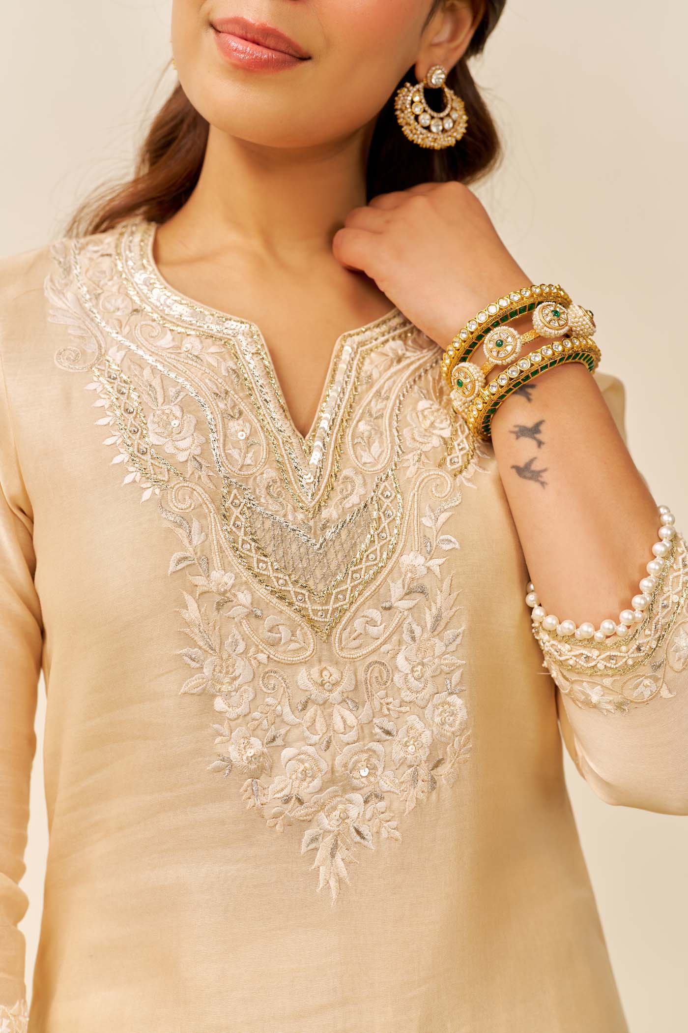 HANIYA - SHORT KURTI WITH SALWAR