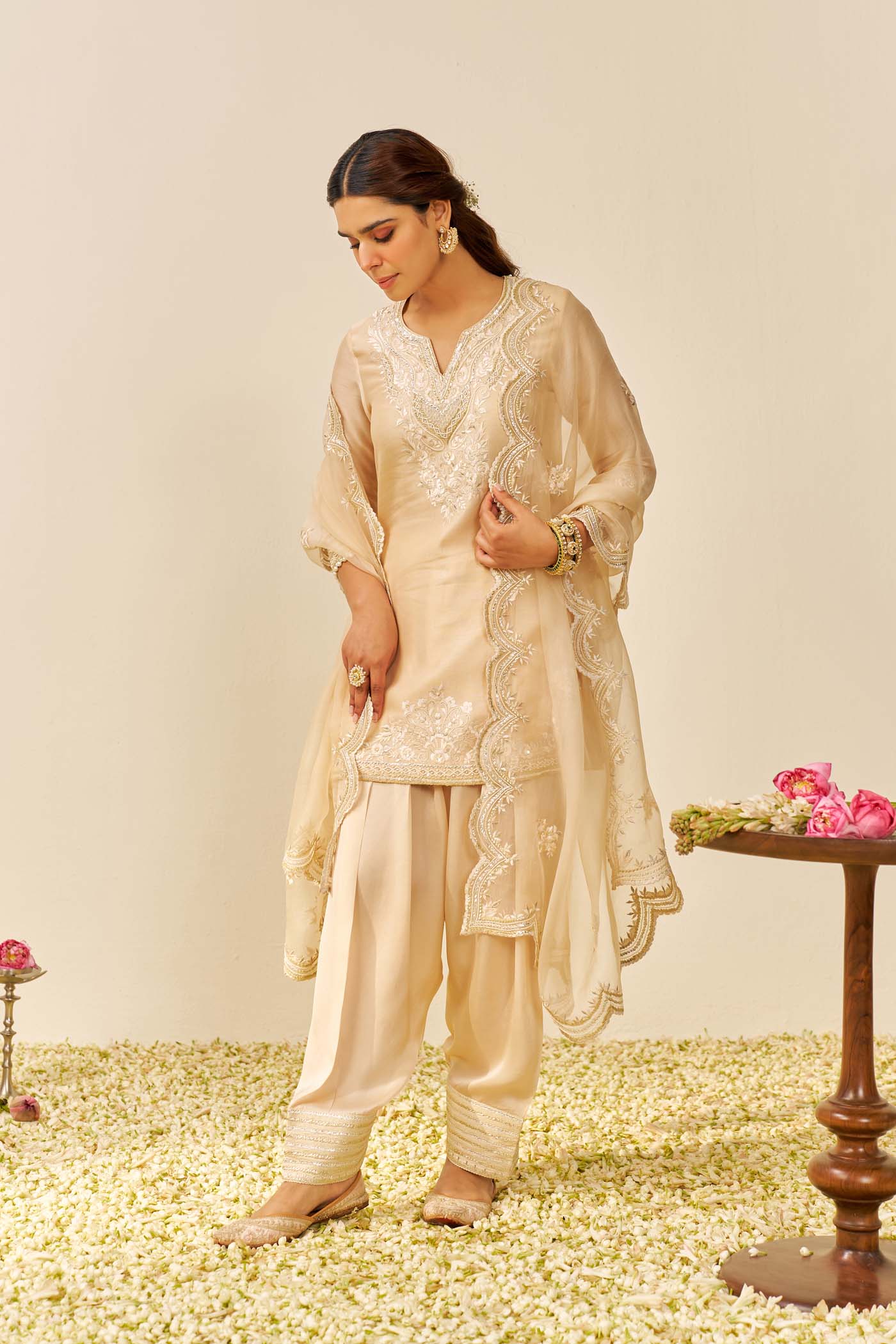 HANIYA - SHORT KURTI WITH SALWAR