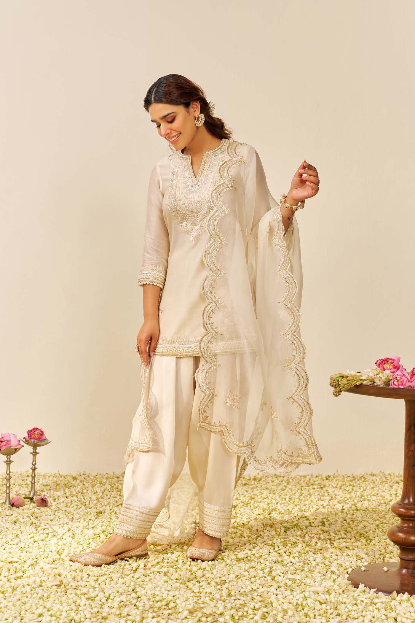 SARA - SHORT KURTA WITH SALWAR