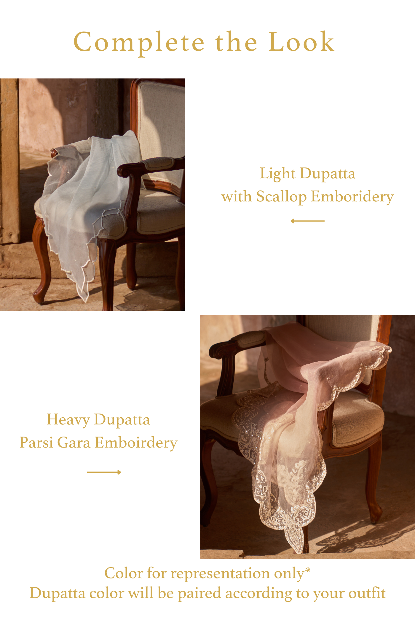 SAHABAT - DAISY IVORY WITH BLUE KAAFTAN WITH SALWAR