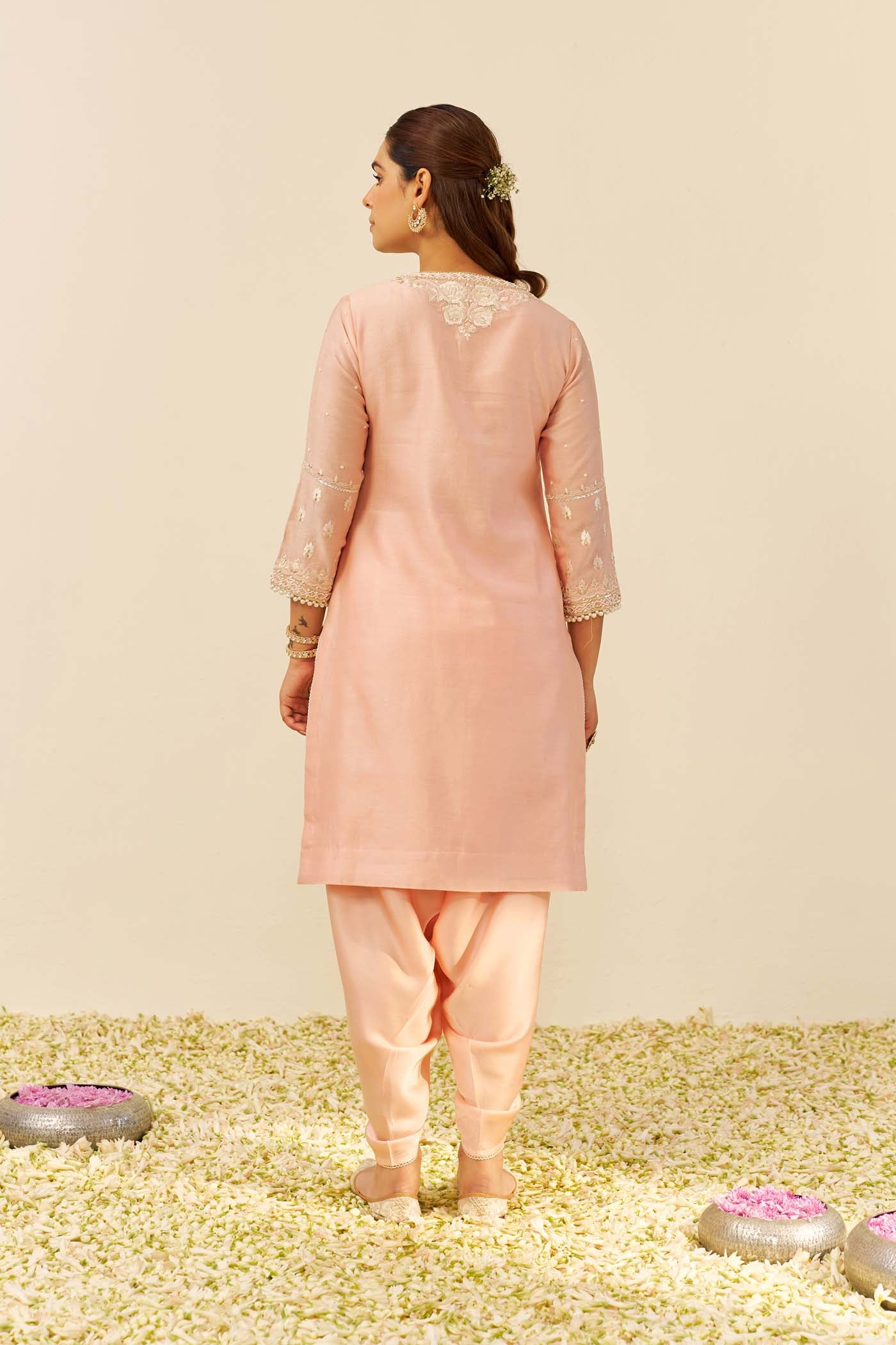 Zahra - Short Kurta With Dhoti