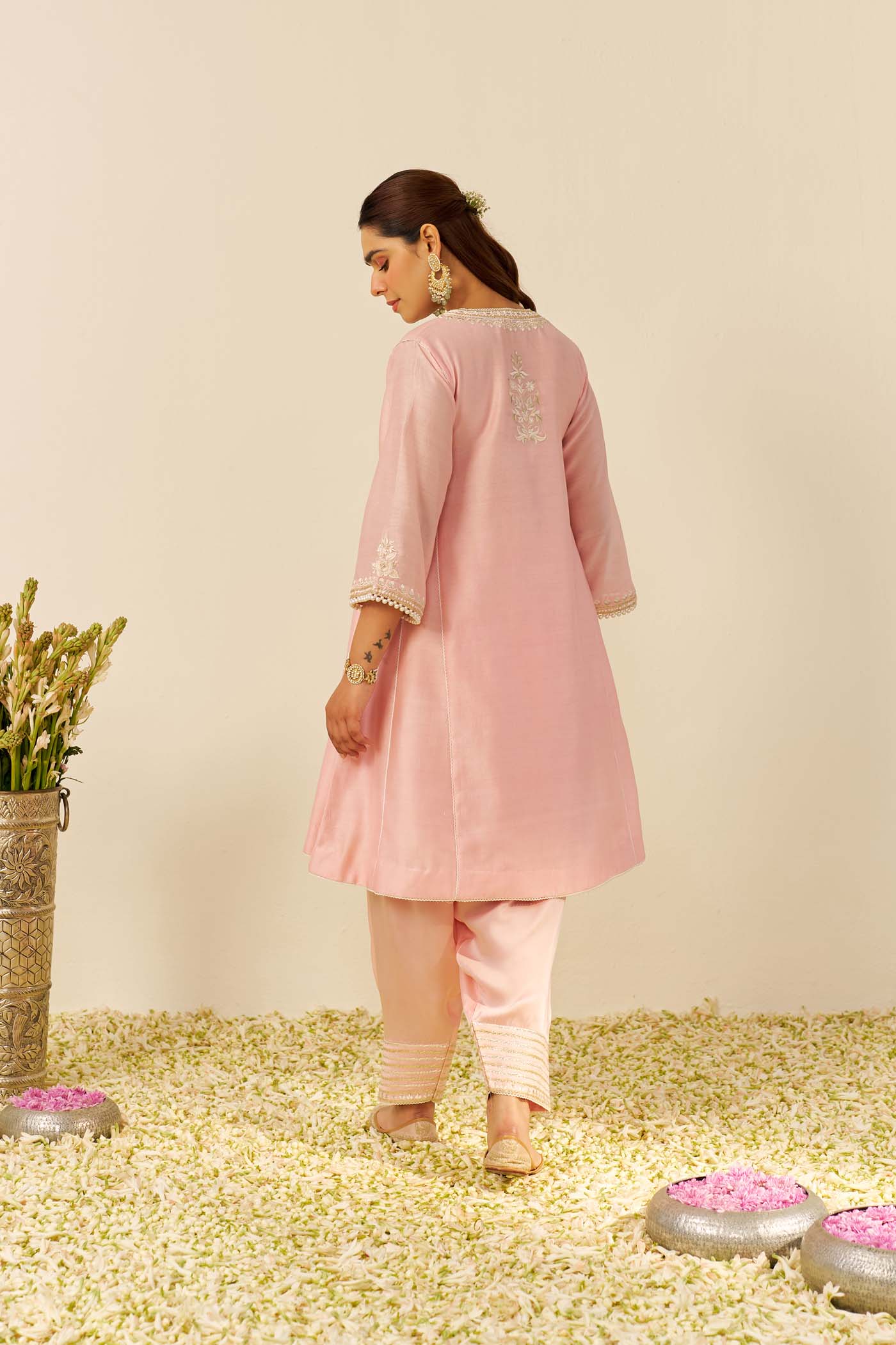 AIZA - SHORT CHAUGA WITH SALWAR