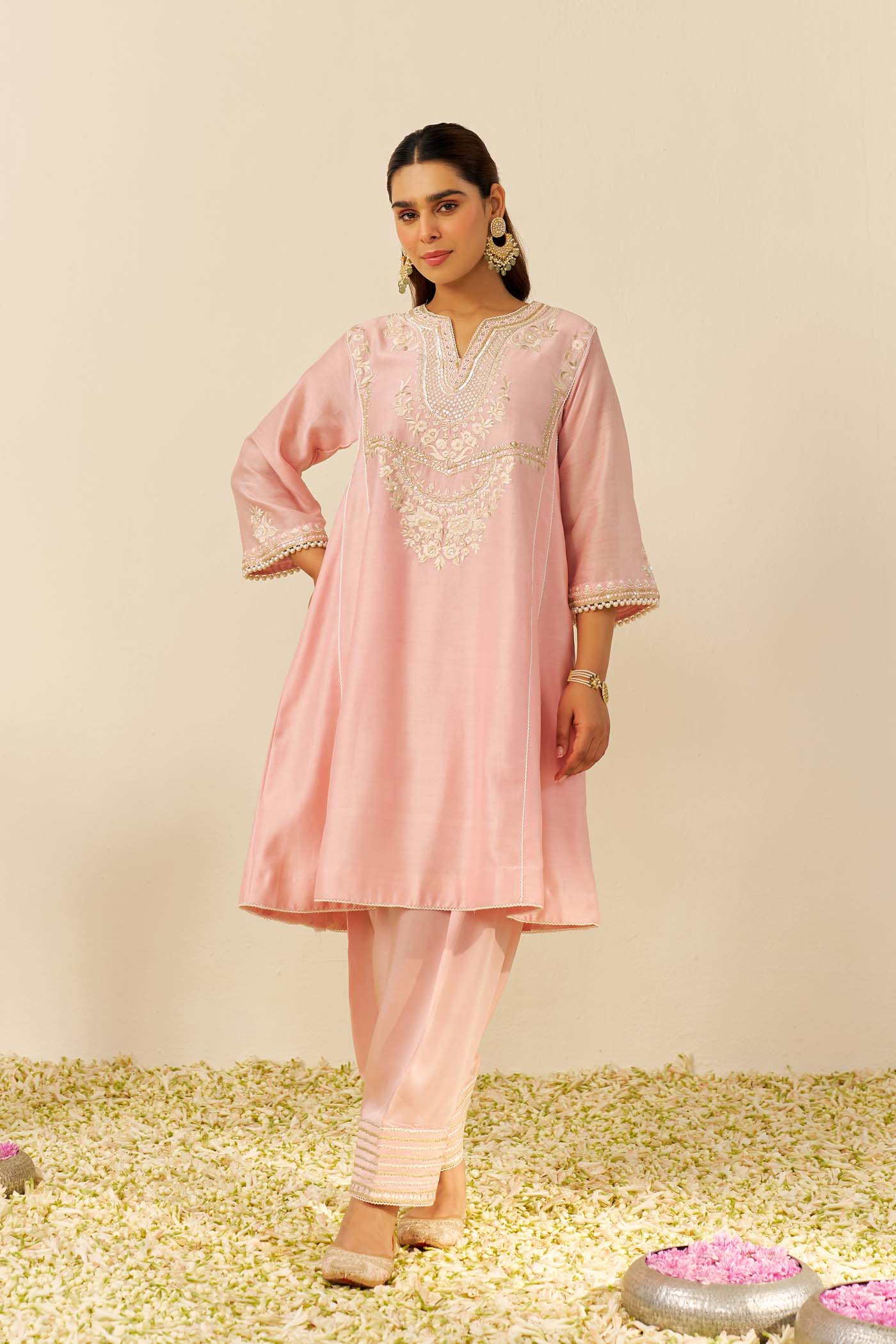 AIZA - SHORT CHAUGA WITH SALWAR