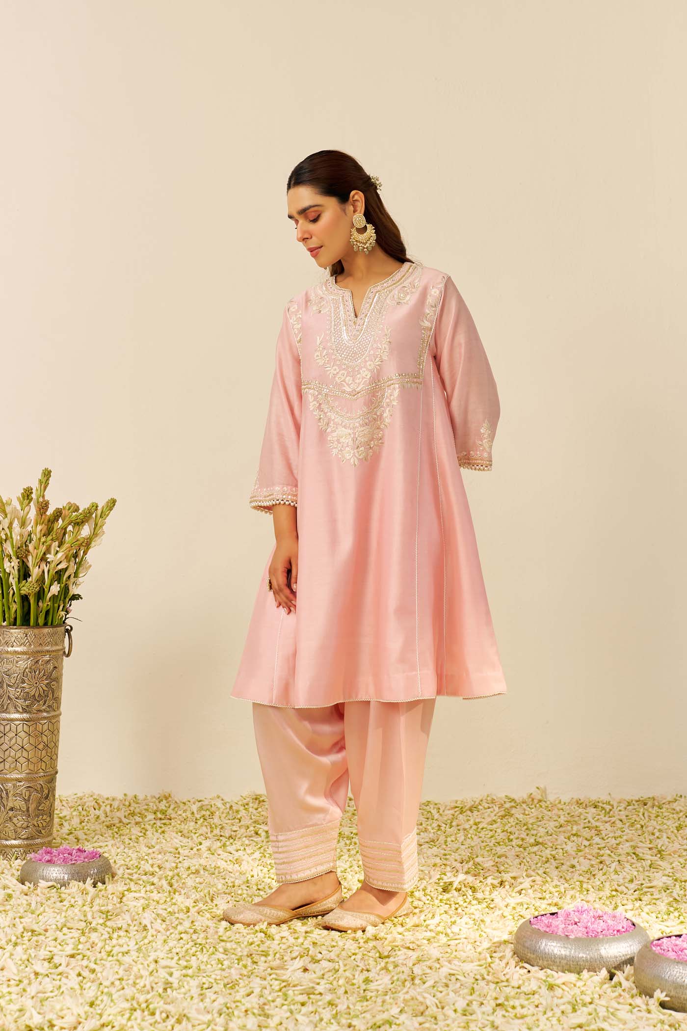 AIZA - SHORT CHAUGA WITH SALWAR