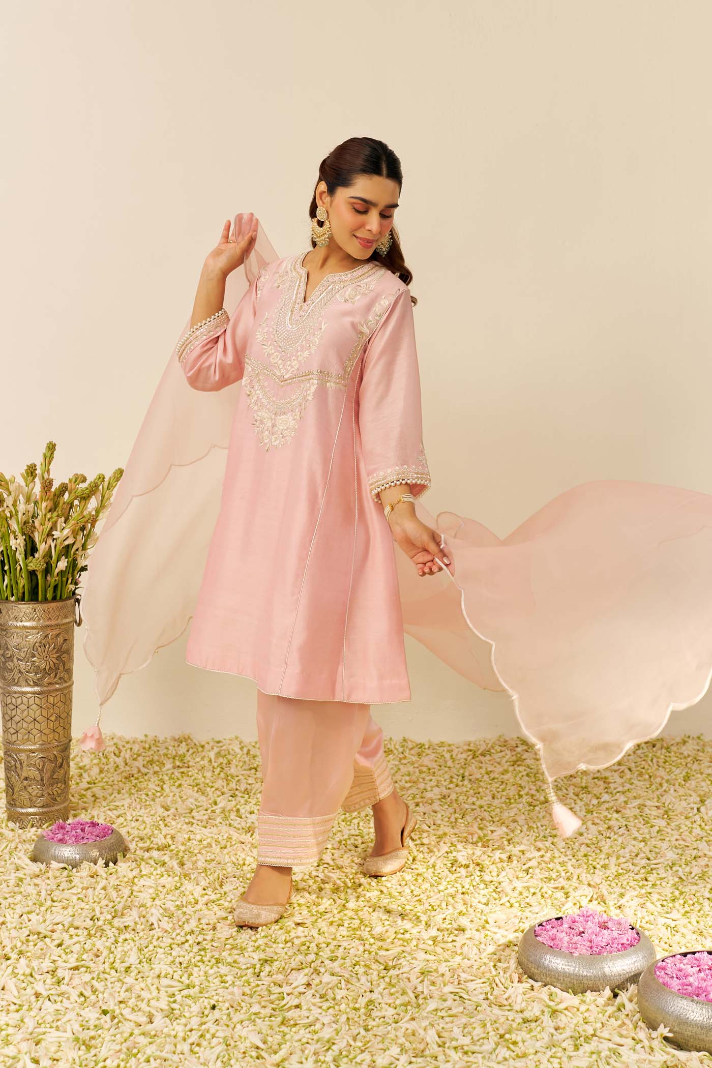 AIZA - SHORT CHAUGA WITH SALWAR