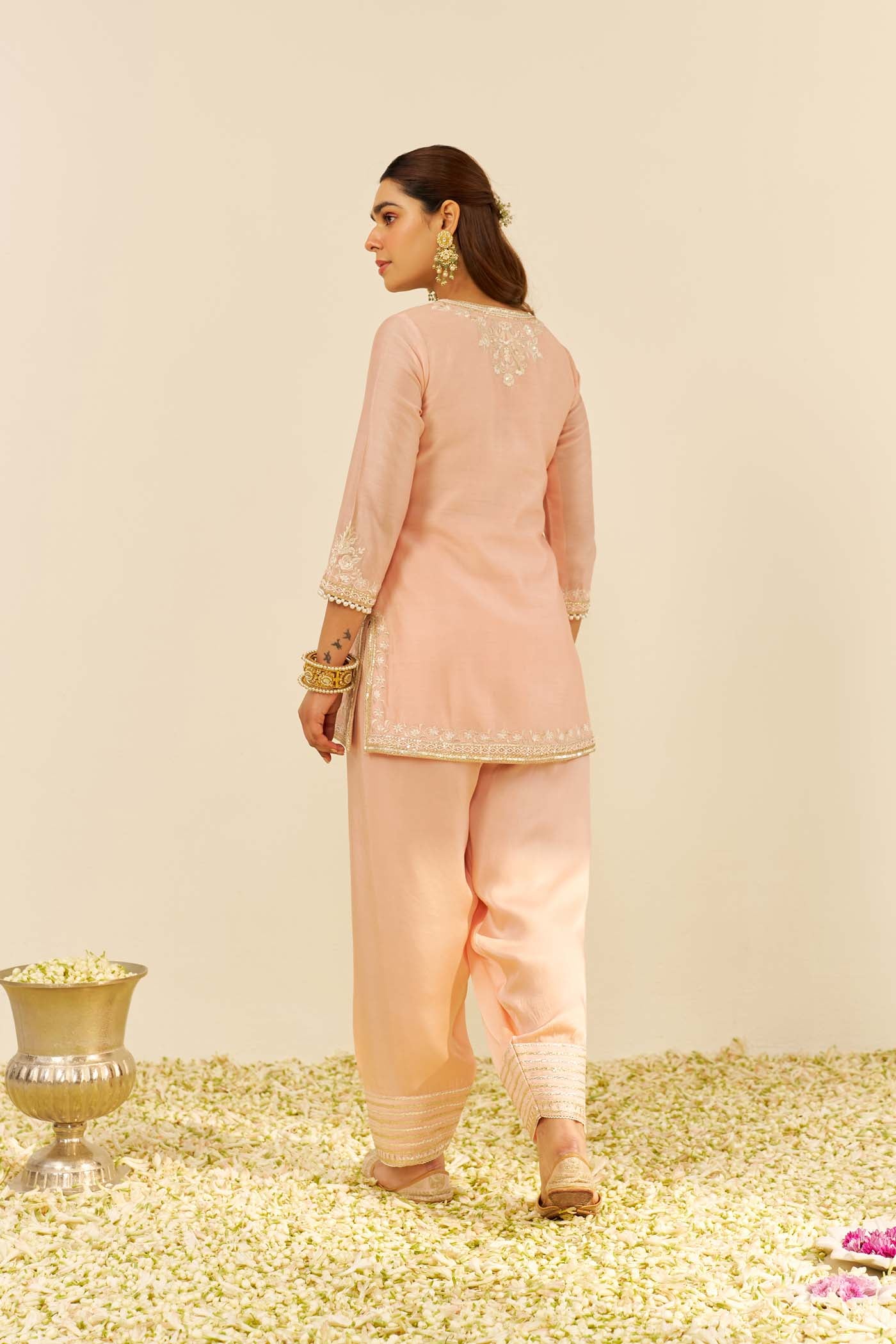 HANIYA - SHORT KURTI WITH SALWAR