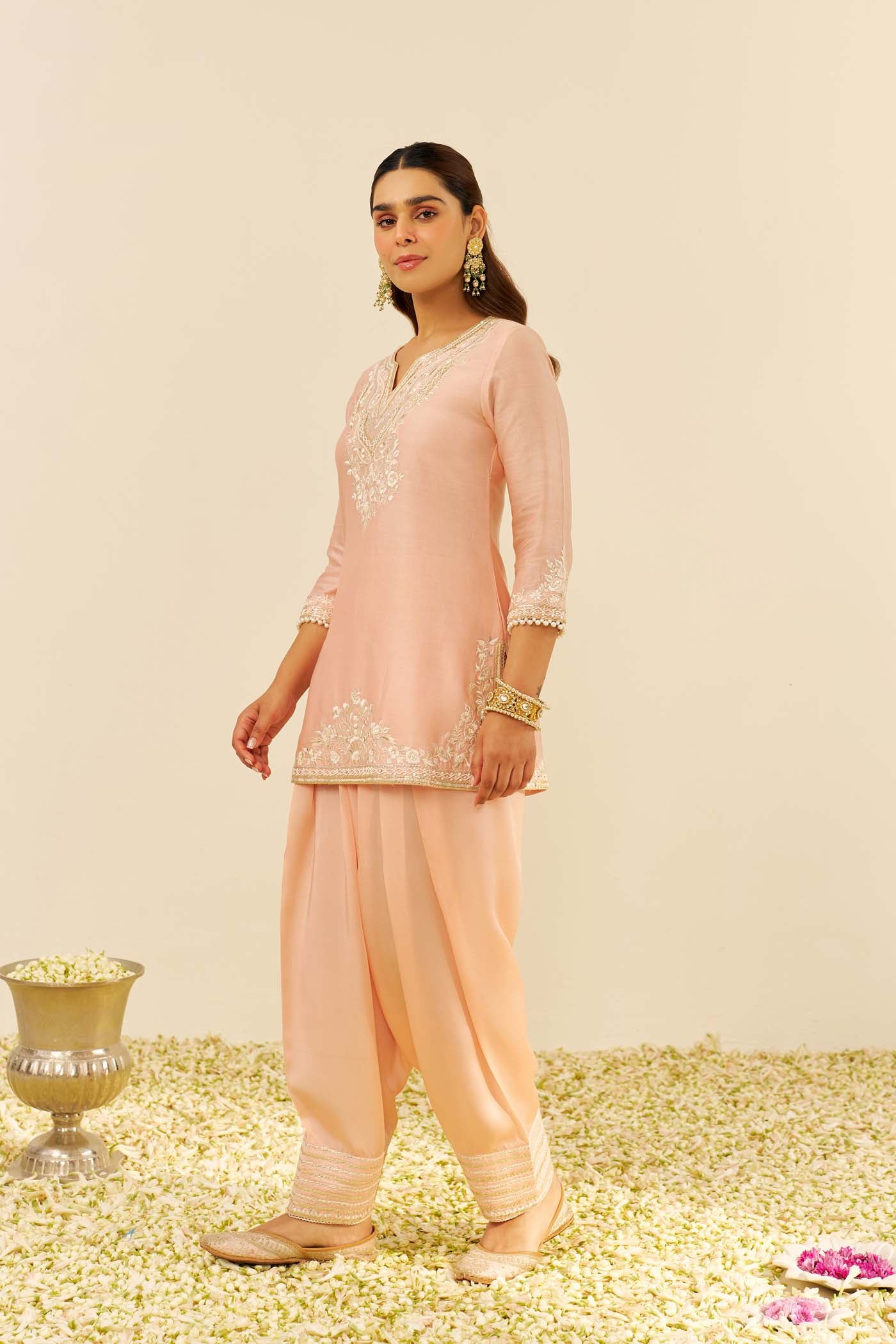 HANIYA - SHORT KURTI WITH SALWAR