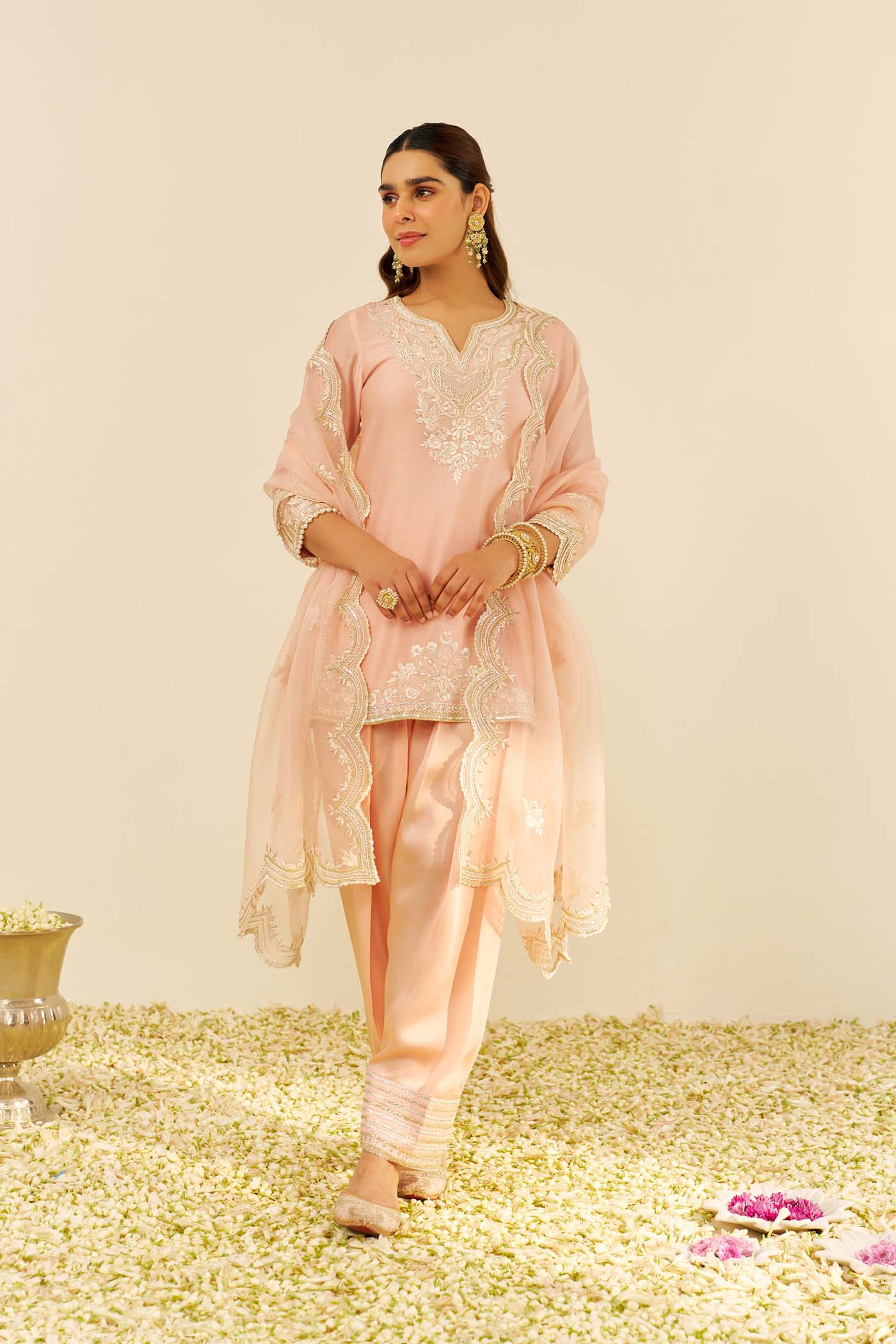 HANIYA - SHORT KURTI WITH SALWAR