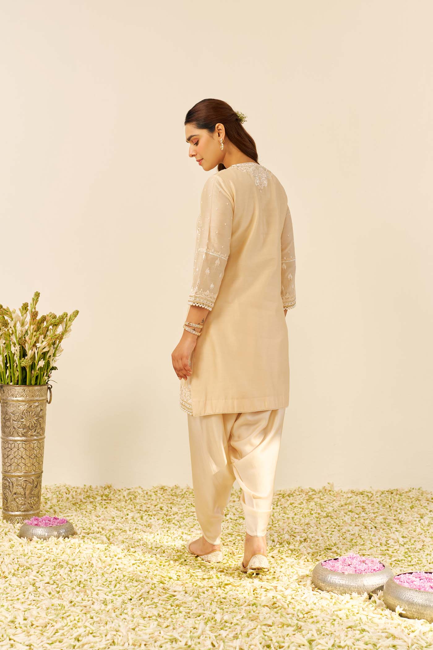 Zahra - Short Kurta With Dhoti