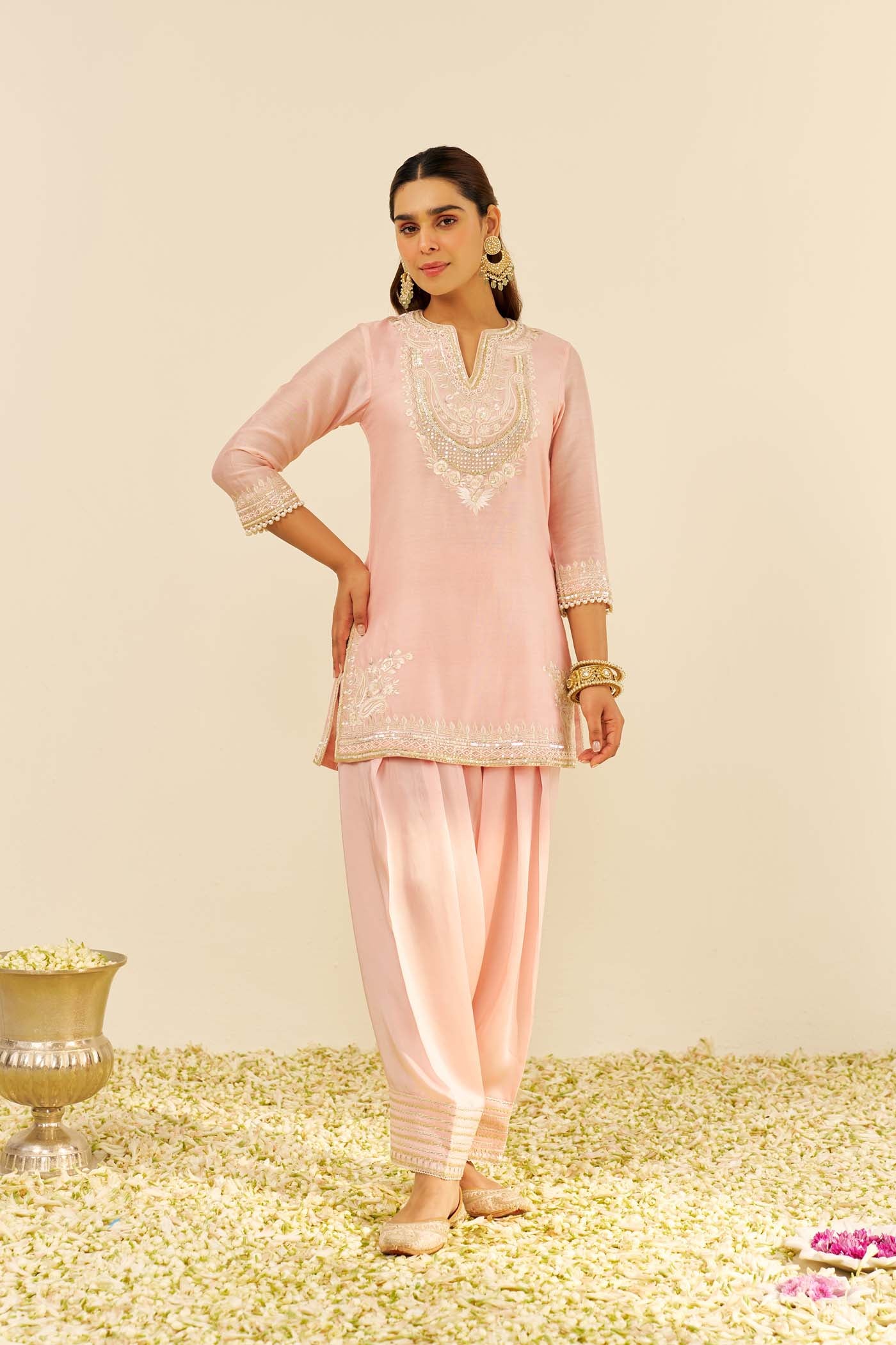 SARA - SHORT KURTA WITH SALWAR