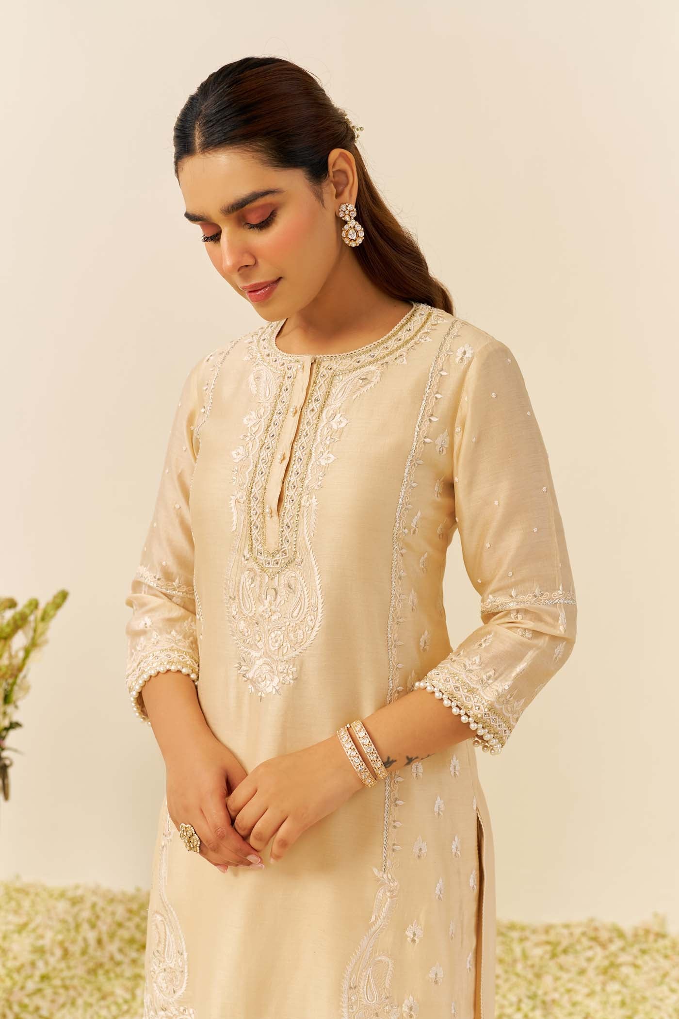 Zahra - Short Kurta With Dhoti