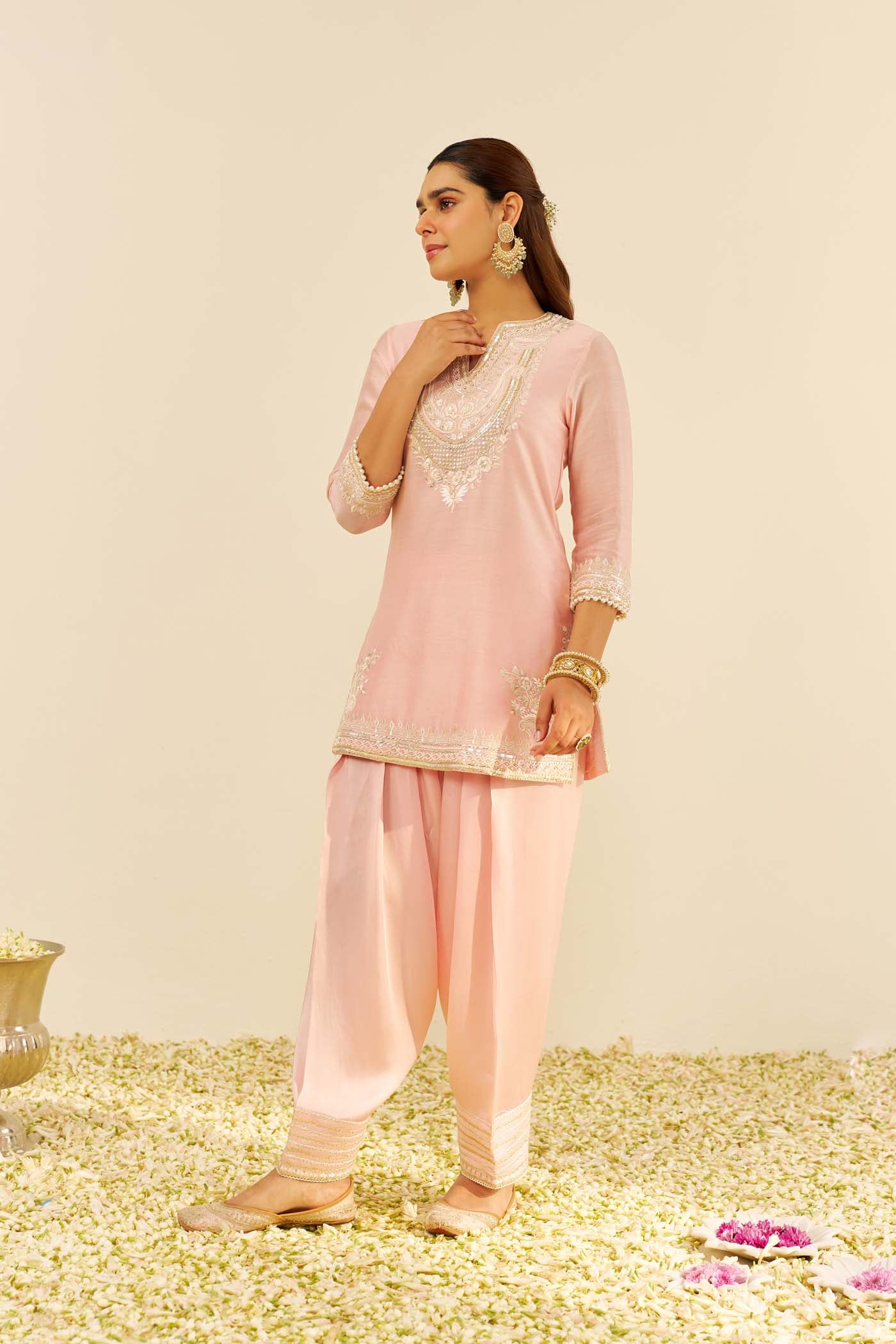 SARA - SHORT KURTA WITH SALWAR
