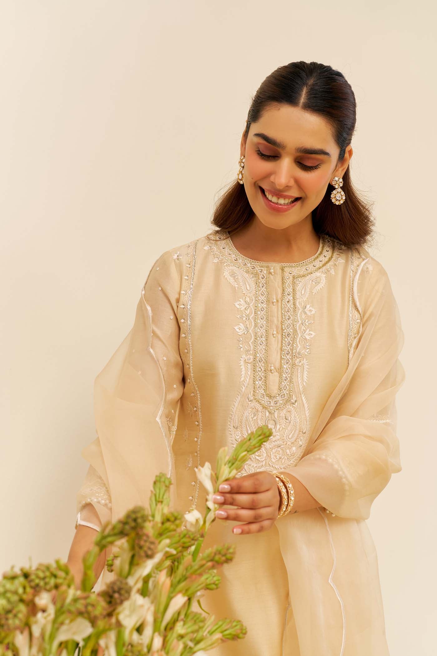 Zahra - Short Kurta With Dhoti