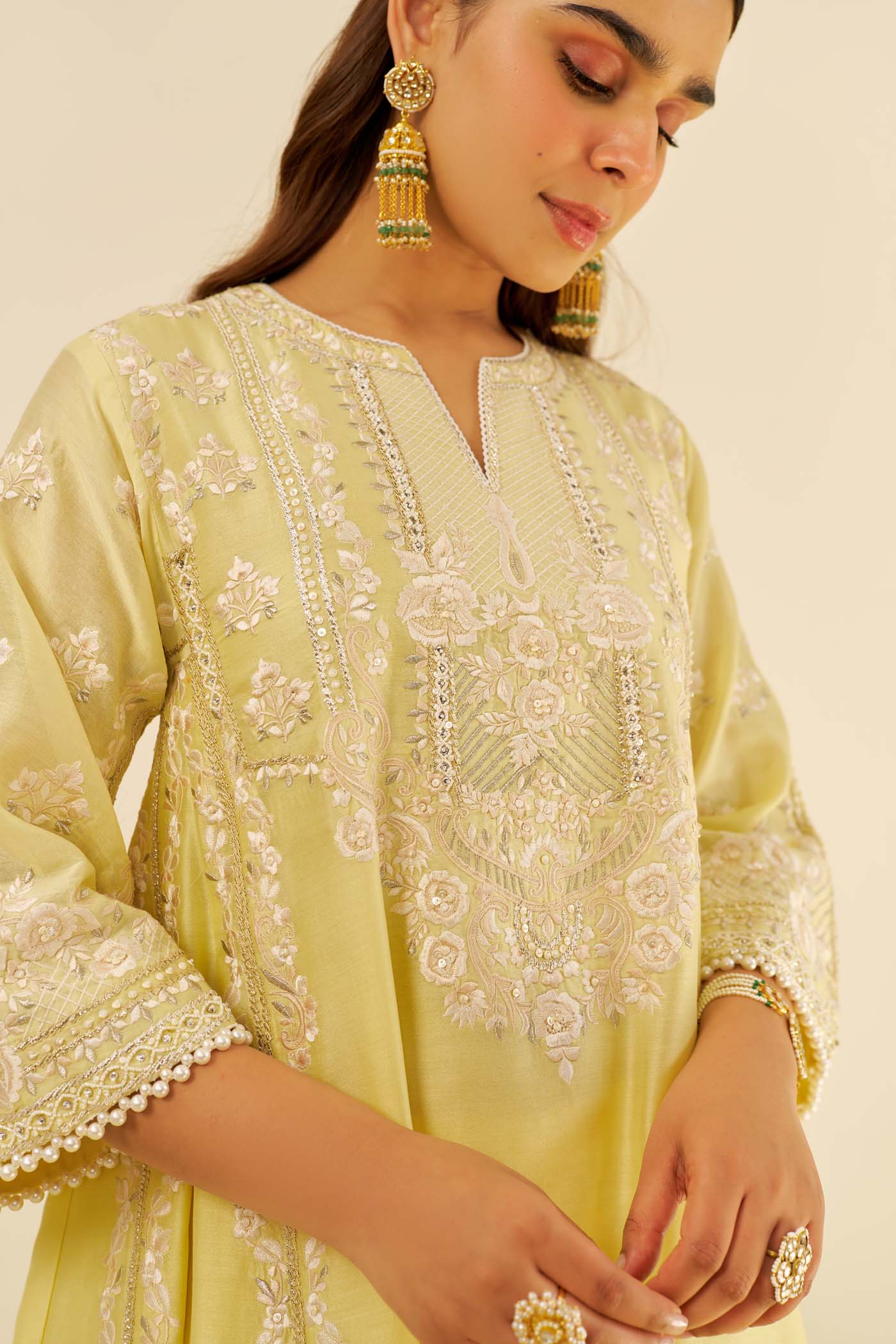 Maziya - Long Chauga With Salwar