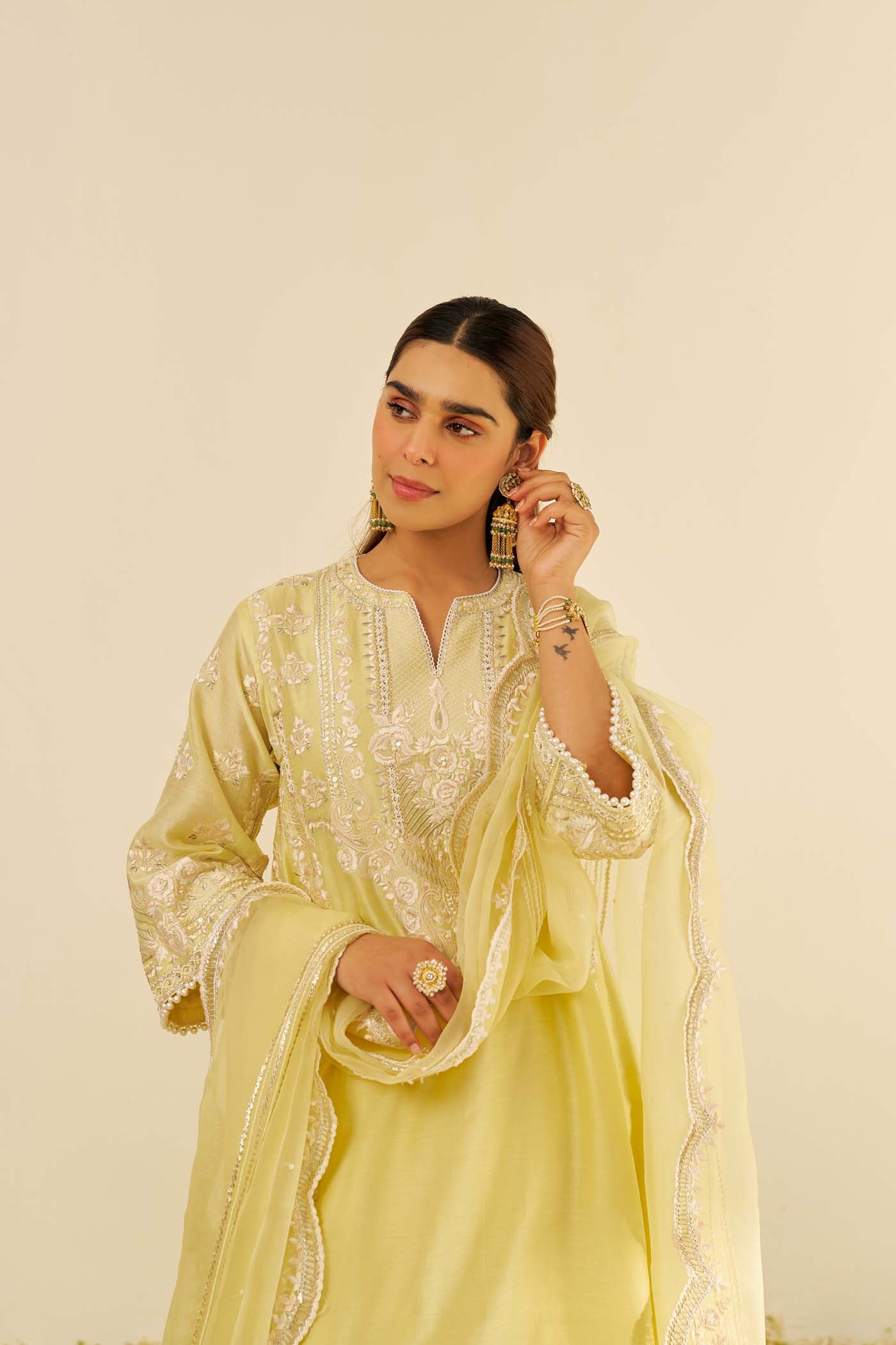 Maziya - Long Chauga With Salwar