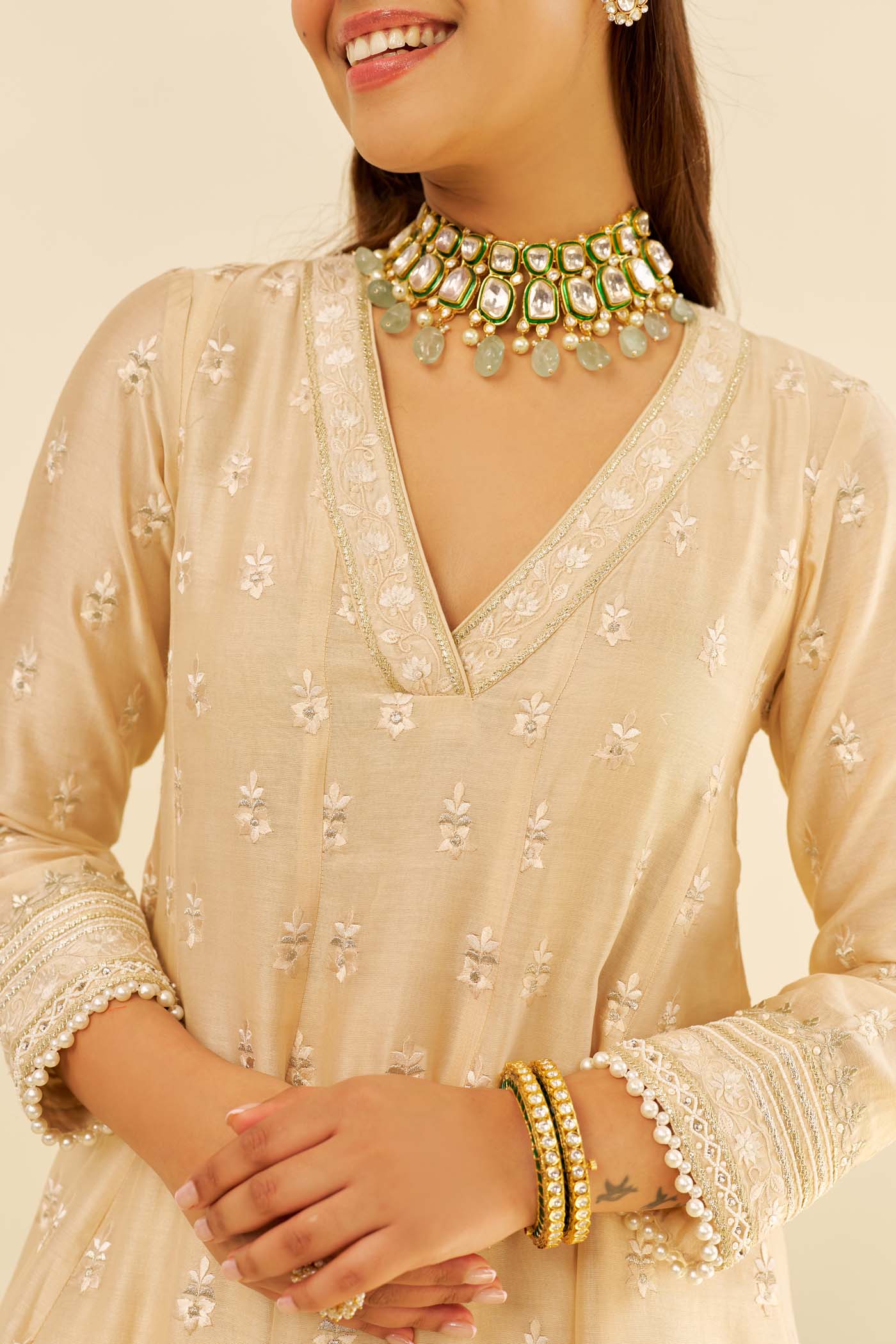 MEERAM - SHORT ANARKALI WITH SALWAR