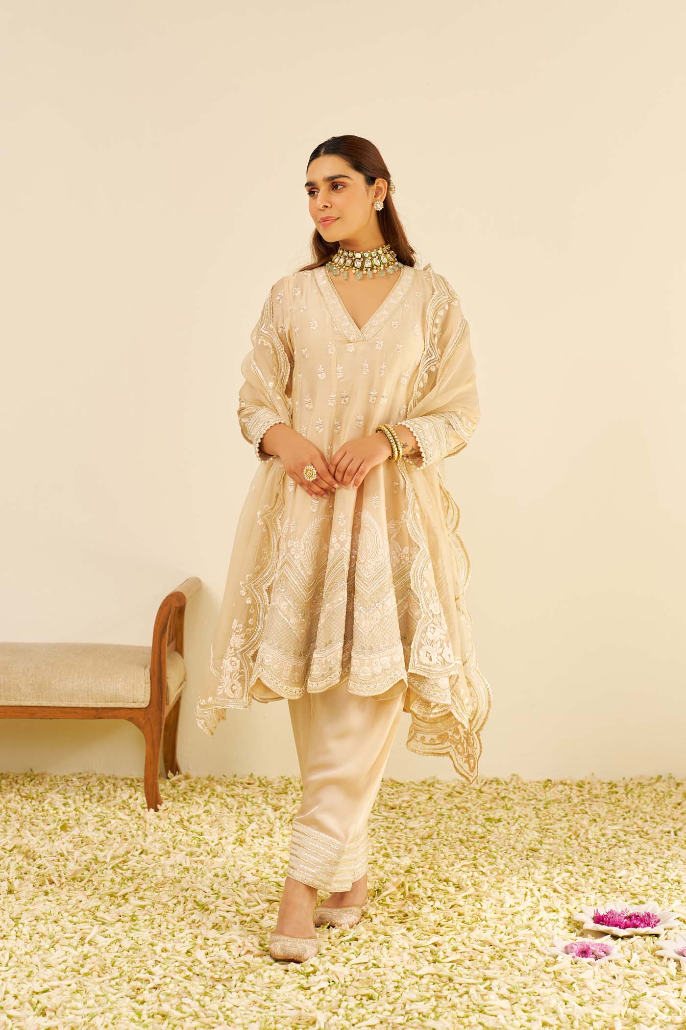 MEERAM - SHORT ANARKALI WITH SALWAR