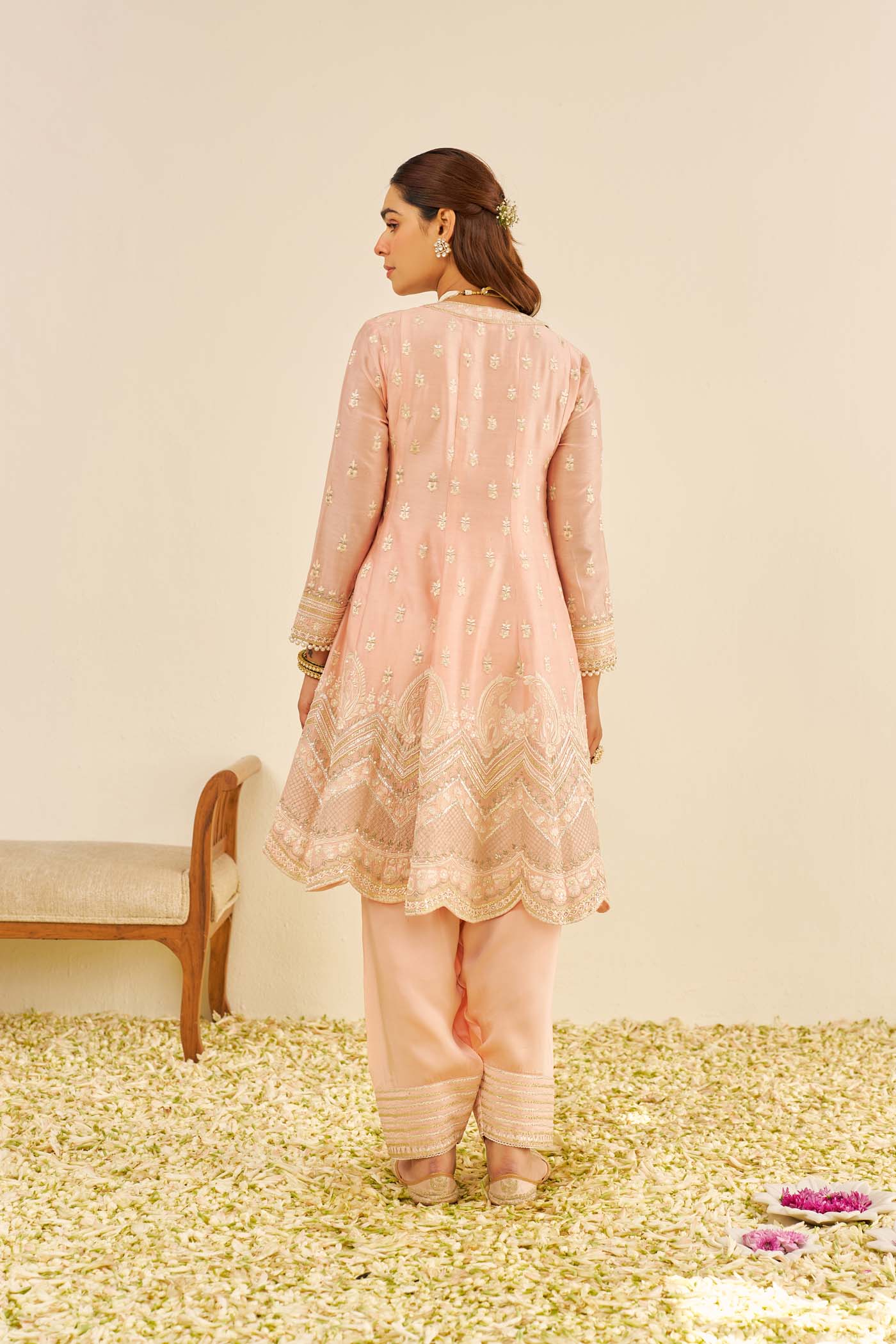 MEERAM - SHORT ANARKALI WITH SALWAR