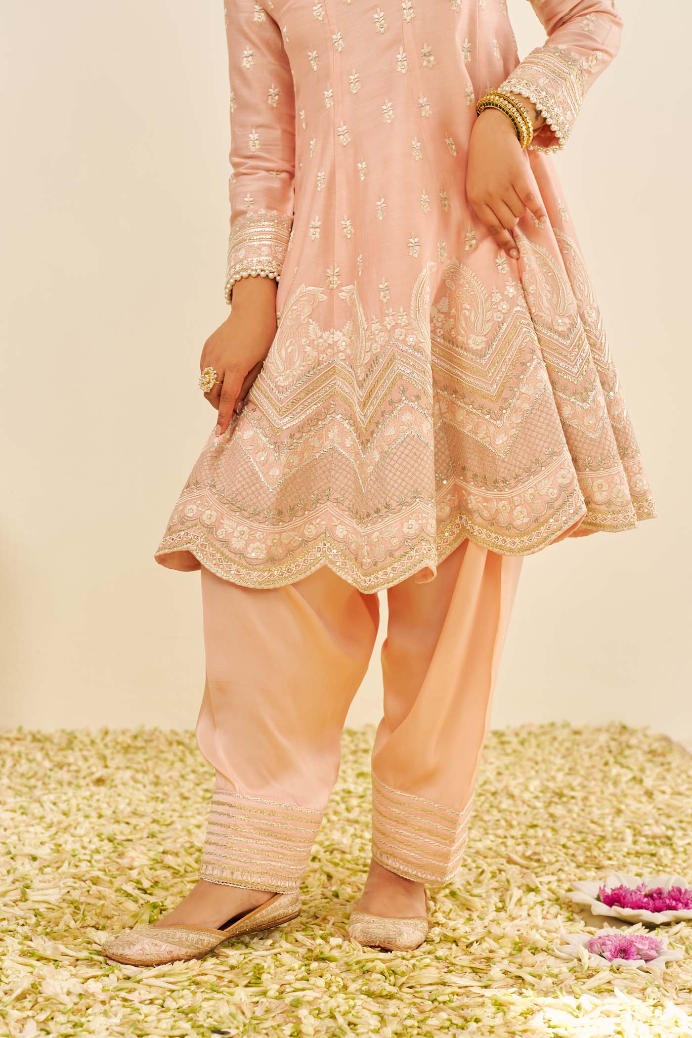 MEERAM - SHORT ANARKALI WITH SALWAR