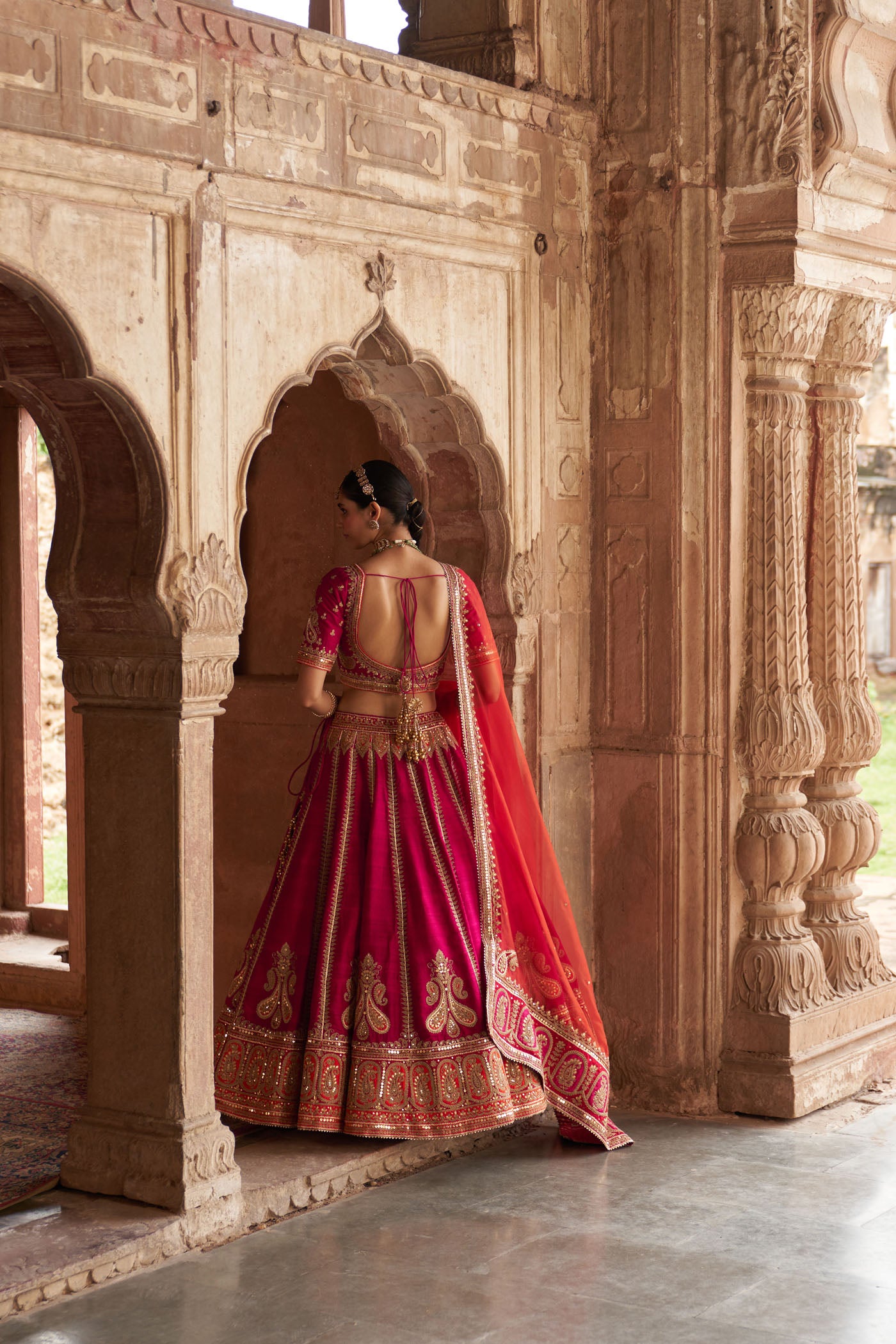 AMARA - HOTPINK LEHENGA