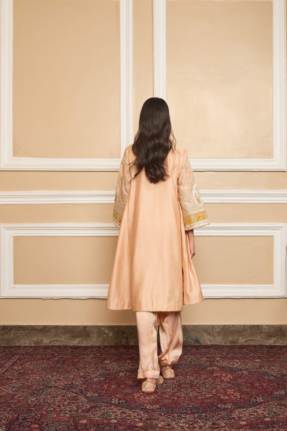 Alisha Pekha In MOHSINA - ROSE PINK SHORT KALIDAAR CHOGA WITH SALWAR