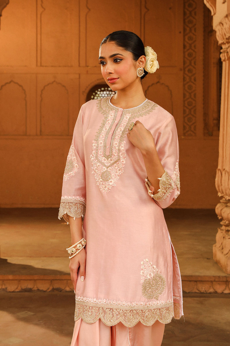 Ernika - Blush Pink Kurta with dhoti
