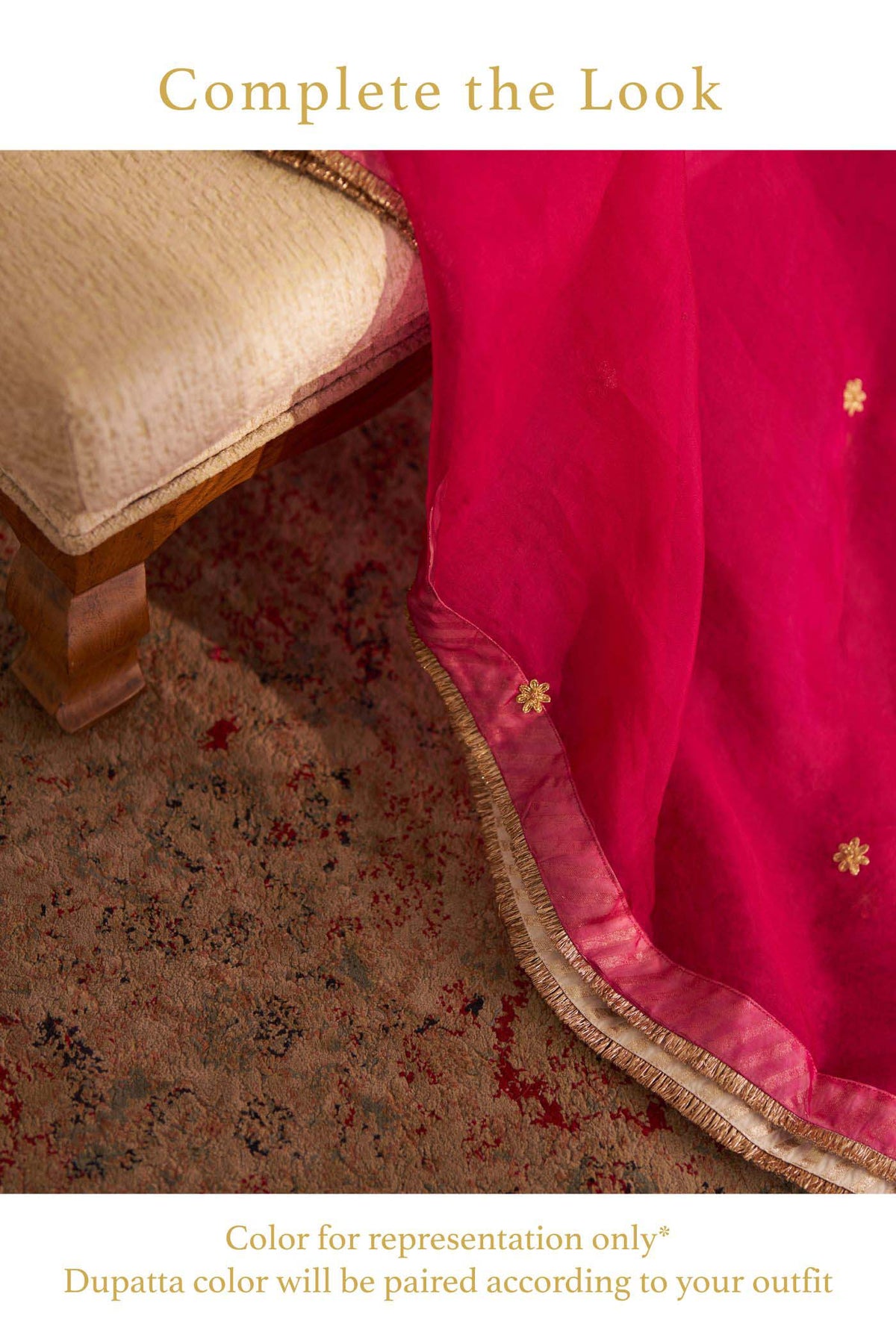 AMAYA - HOTPINK LONG KAFTAN WITH SALWAR (Lxrts)