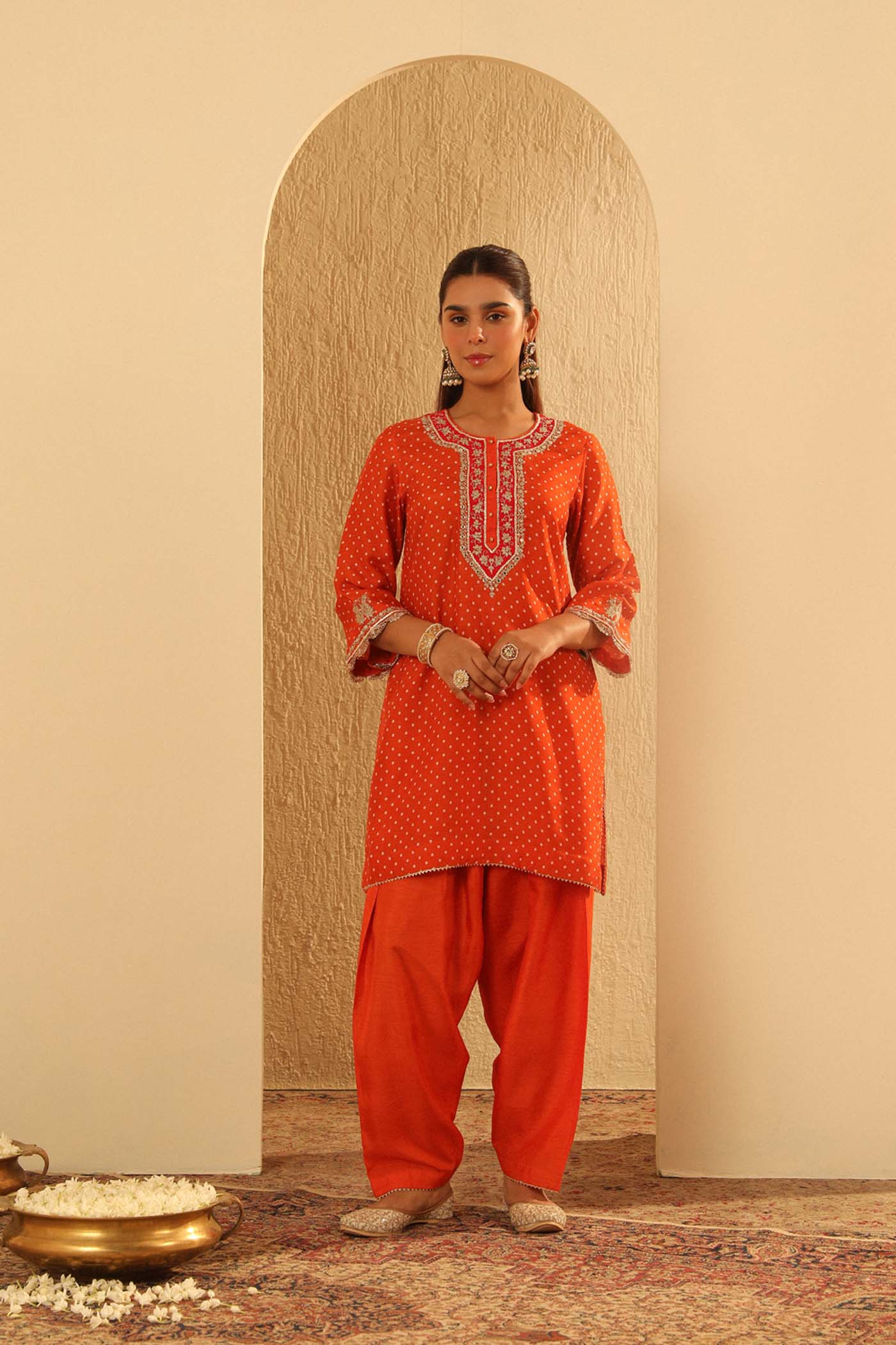 Asma - Short Kurta with Salwar