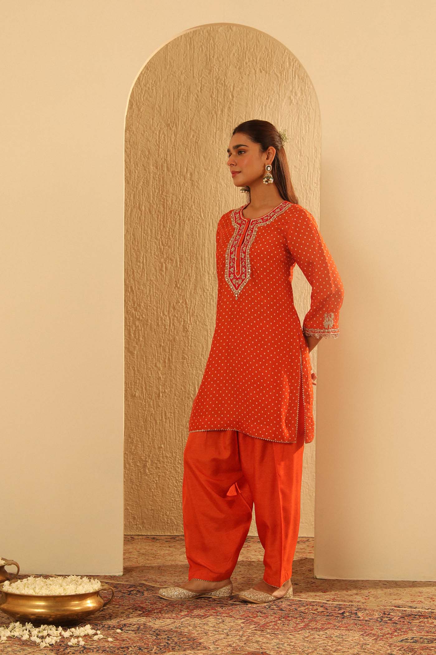 Asma - Short Kurta with Salwar