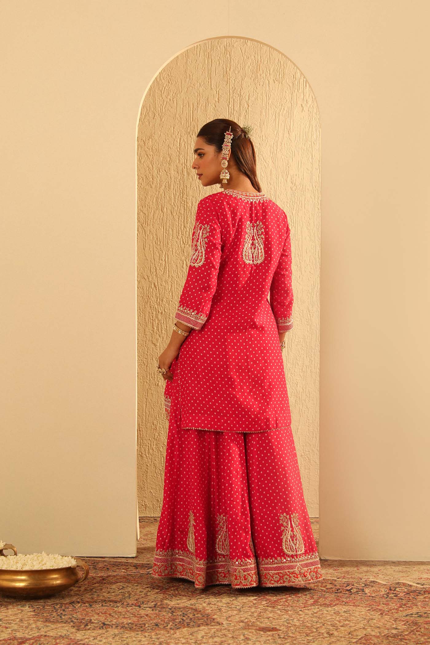 Hoorain - Kurta with Sharara and Dupatta