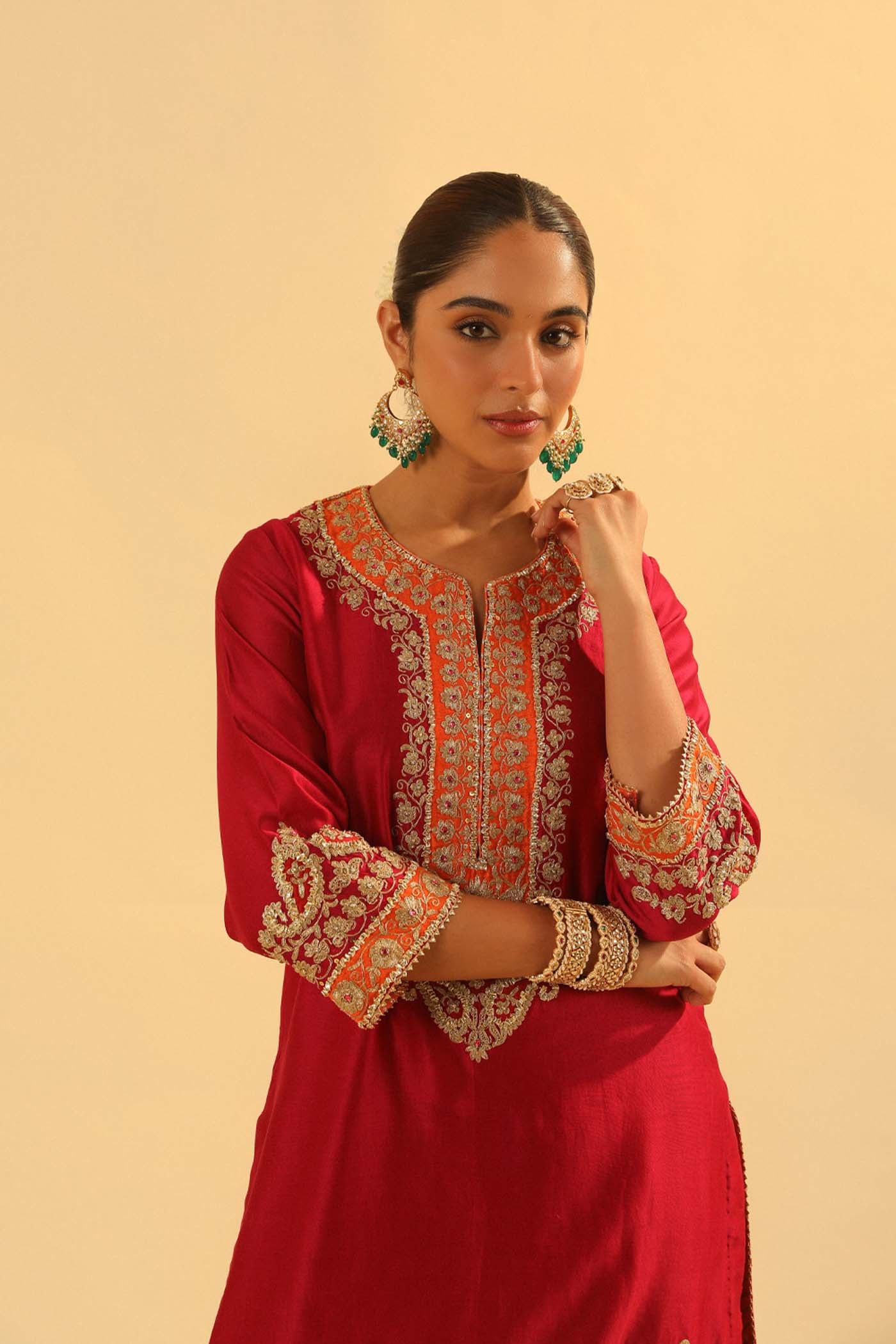 Anjum - Short Kurta with Dhoti