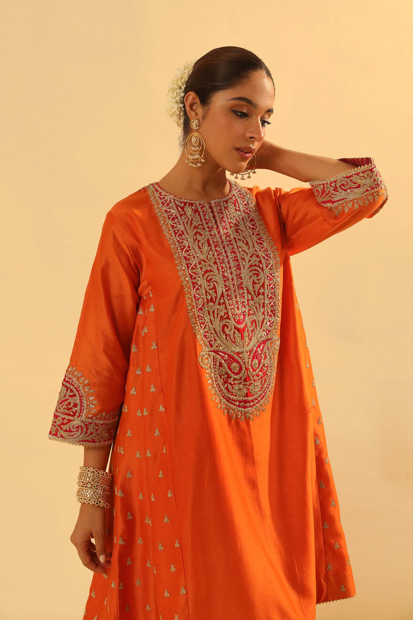 Falisha - Short Kalidaar Choga with Salwar