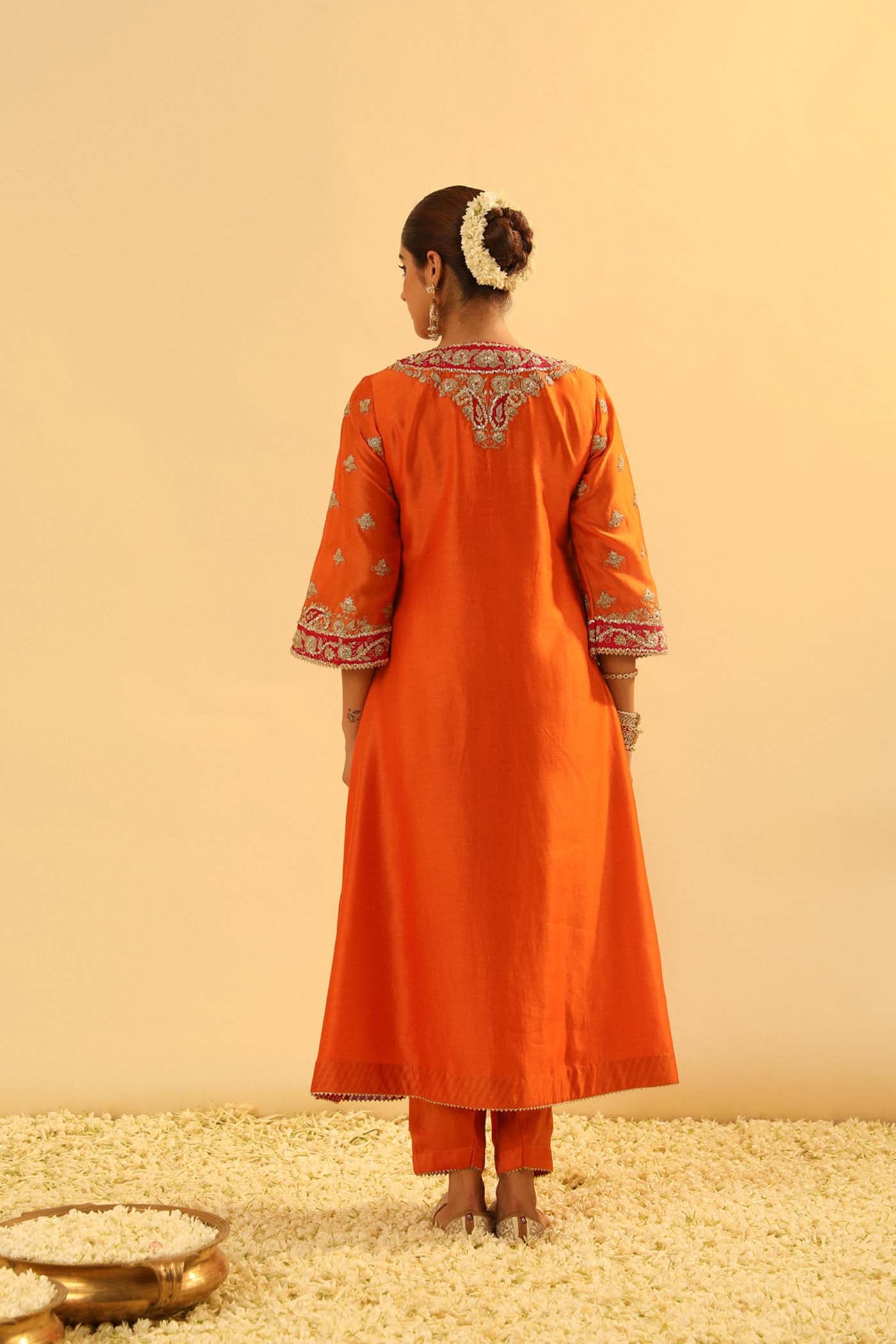 Alima - Long A-line Chauga with Salwar