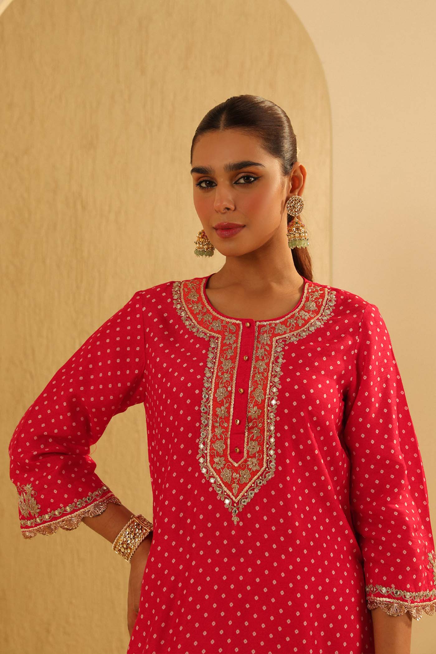 Asma - Short Kurta with Salwar