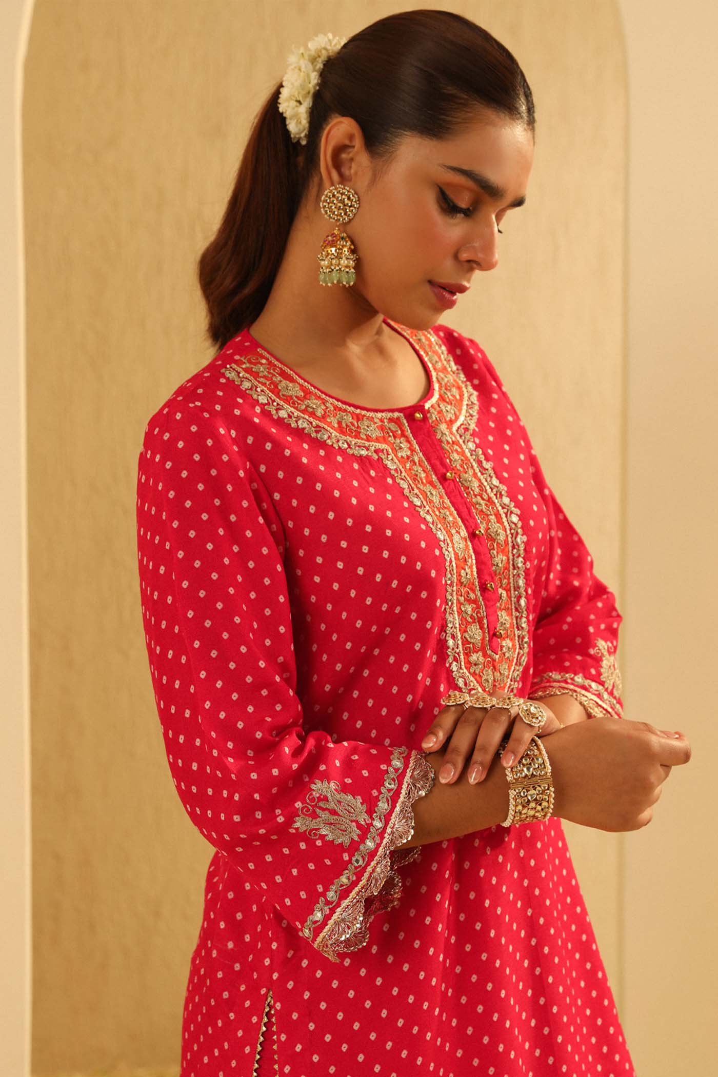 Asma - Short Kurta with Salwar