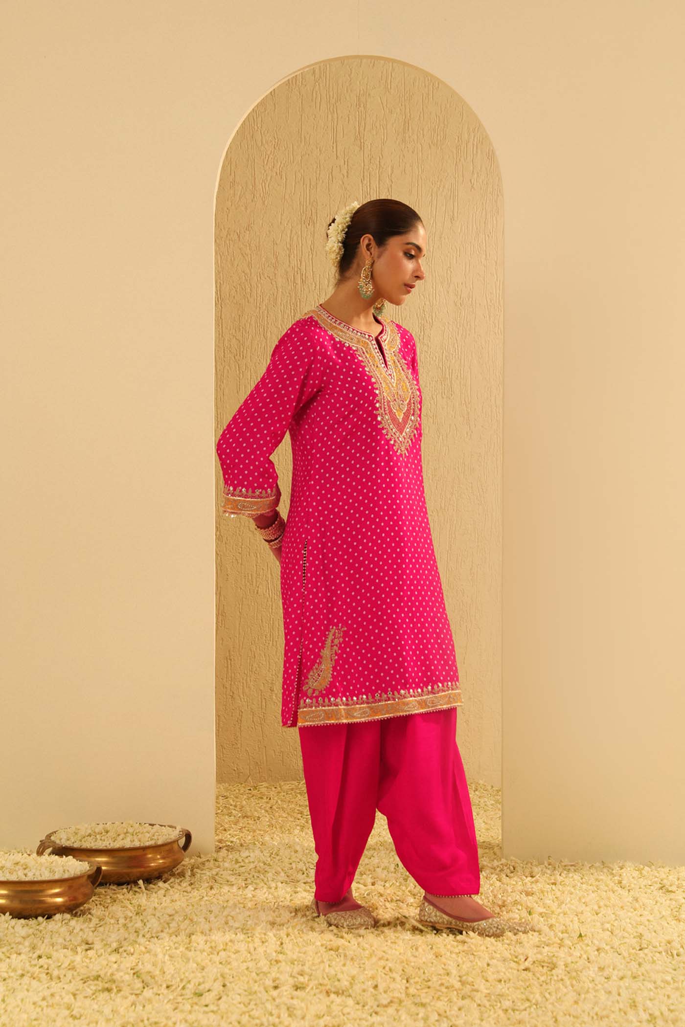 Kaira - Hotpink Kurta with Salwar (Lxrts)