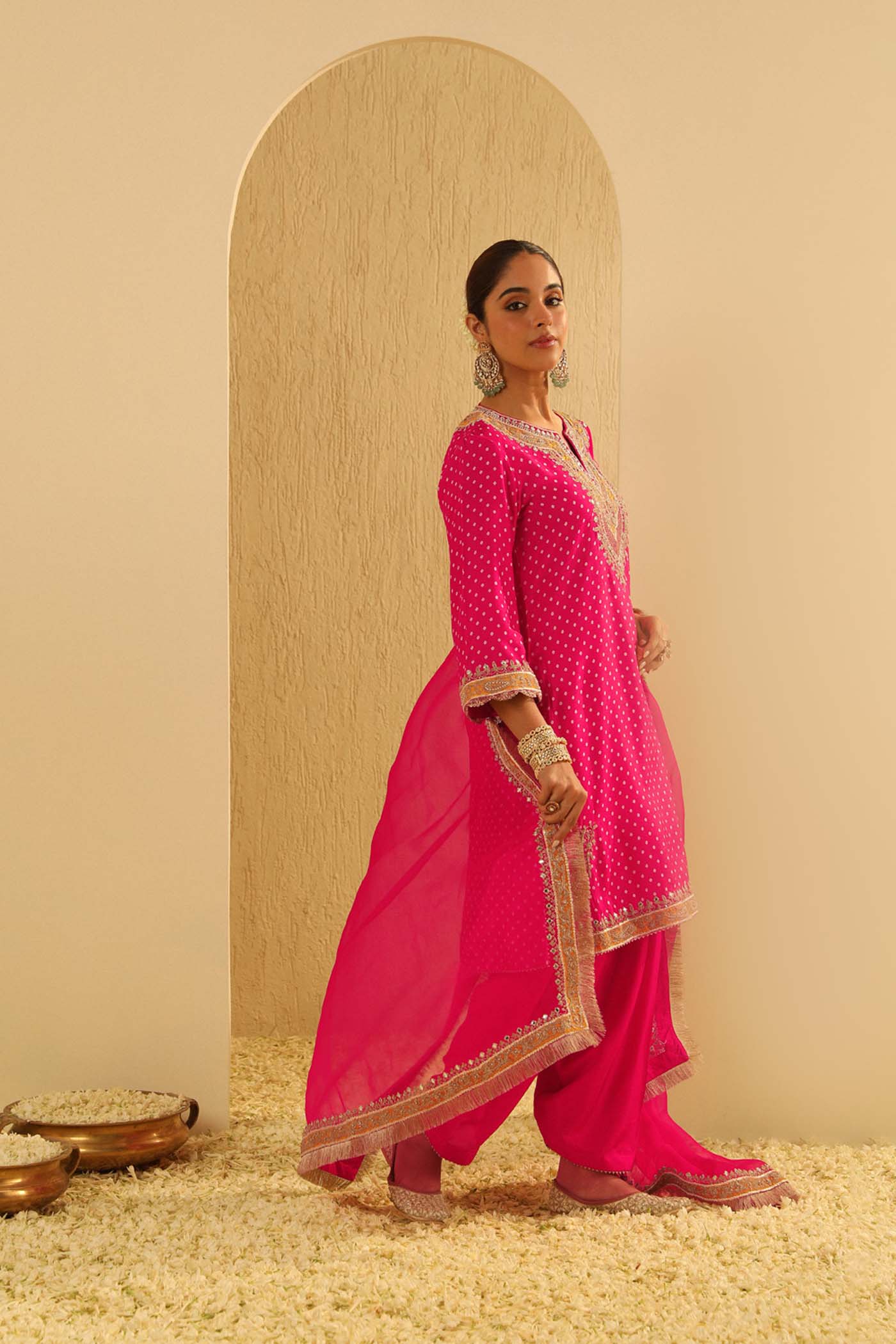 Kaira - Hotpink Kurta with Salwar (Lxrts)