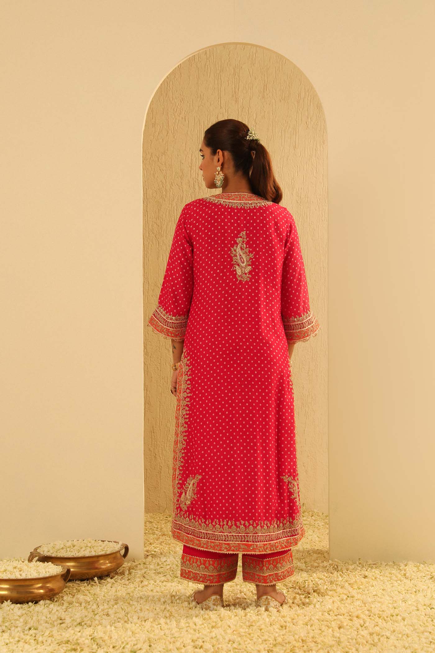 Mariya - A-line kurta with Palazzo and Dupatta