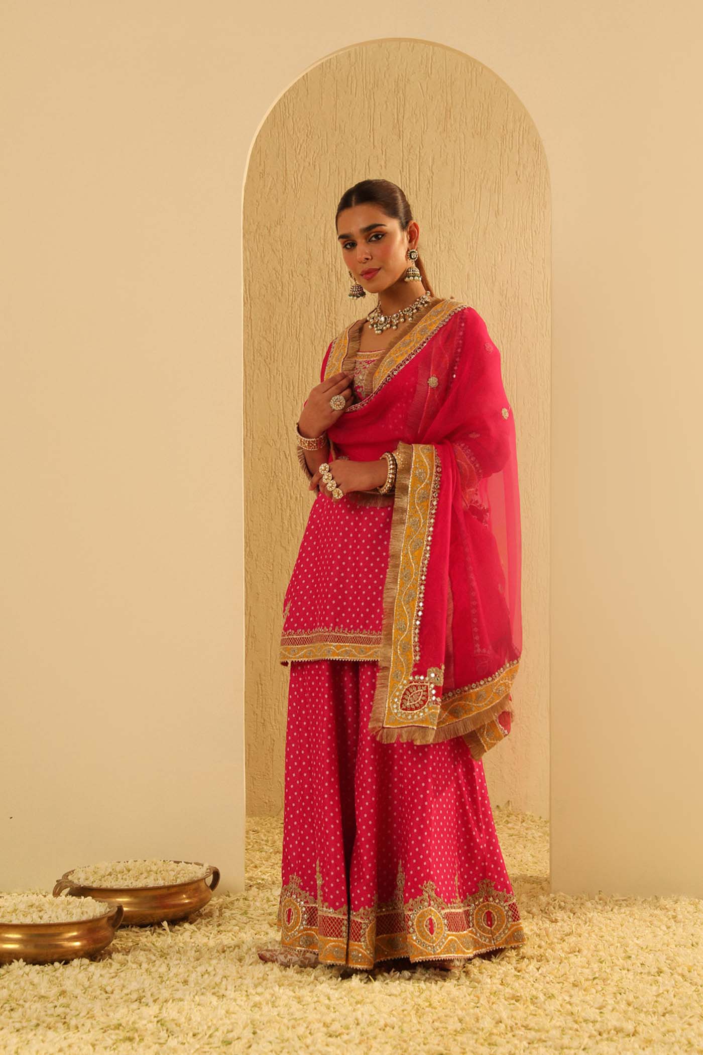 Tehreem - Kurta with Sharara and Dupatta