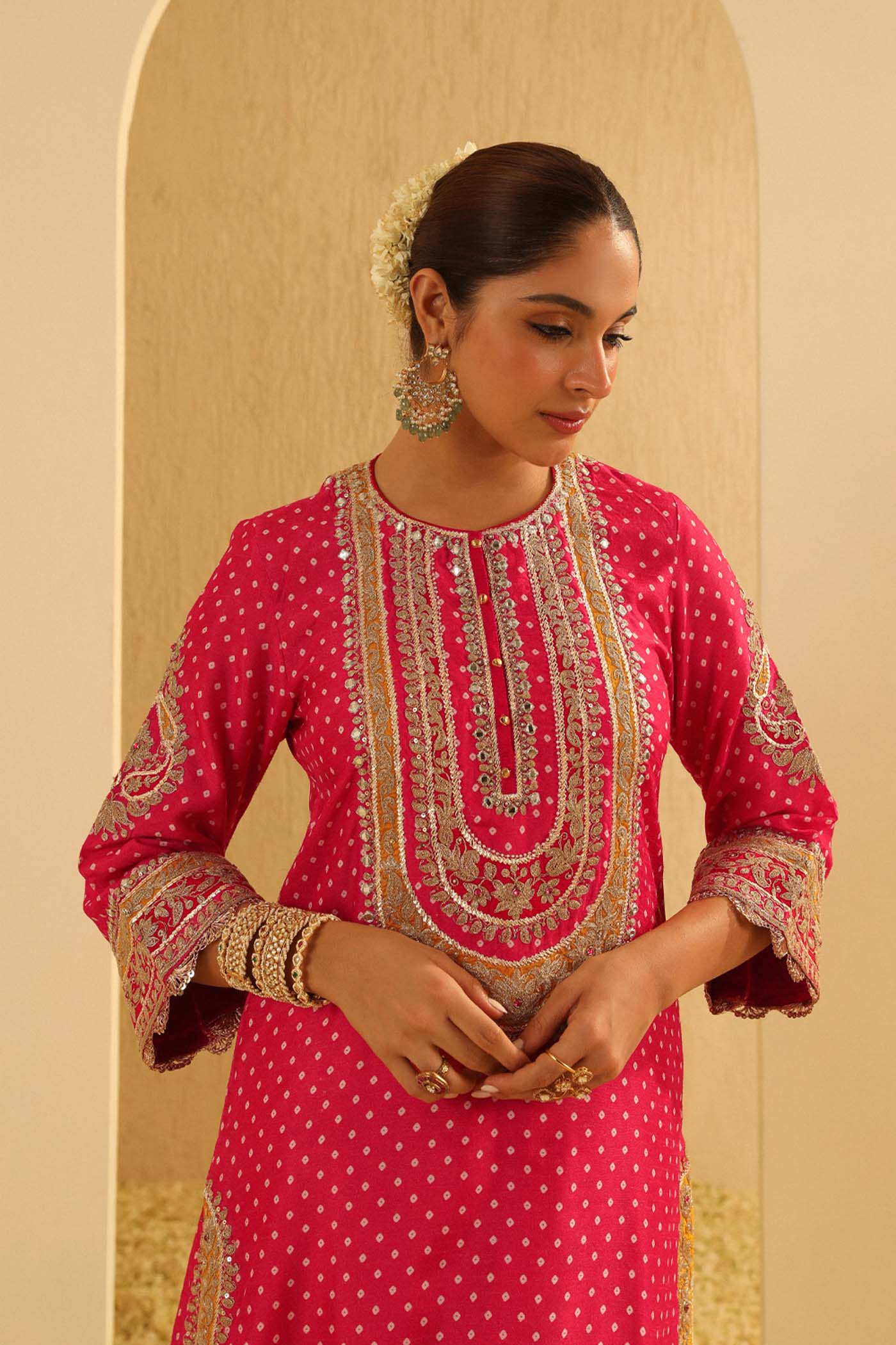 Veda - A-line Kurta with Salwar and Dupatta