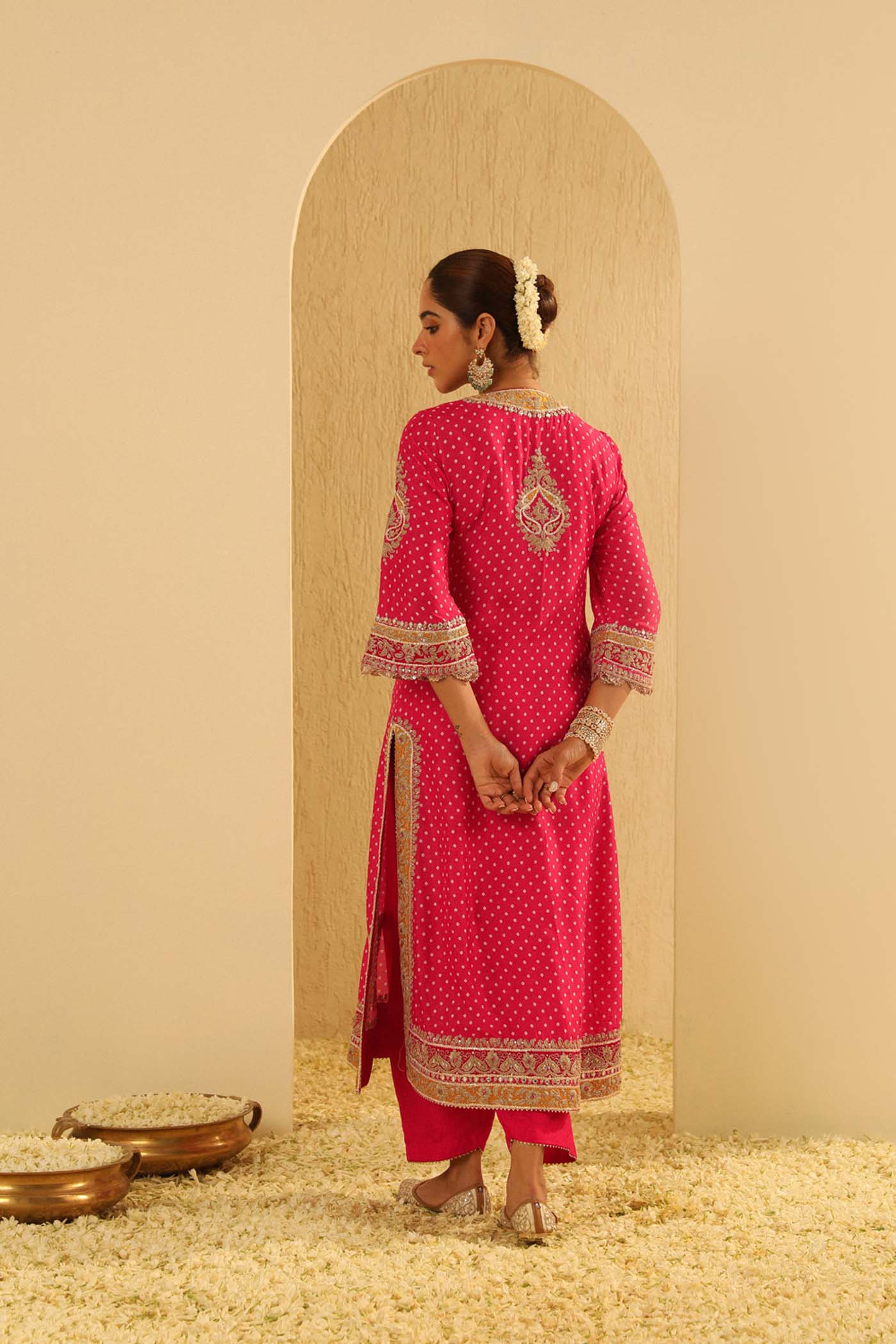 Veda - A-line Kurta with Salwar and Dupatta