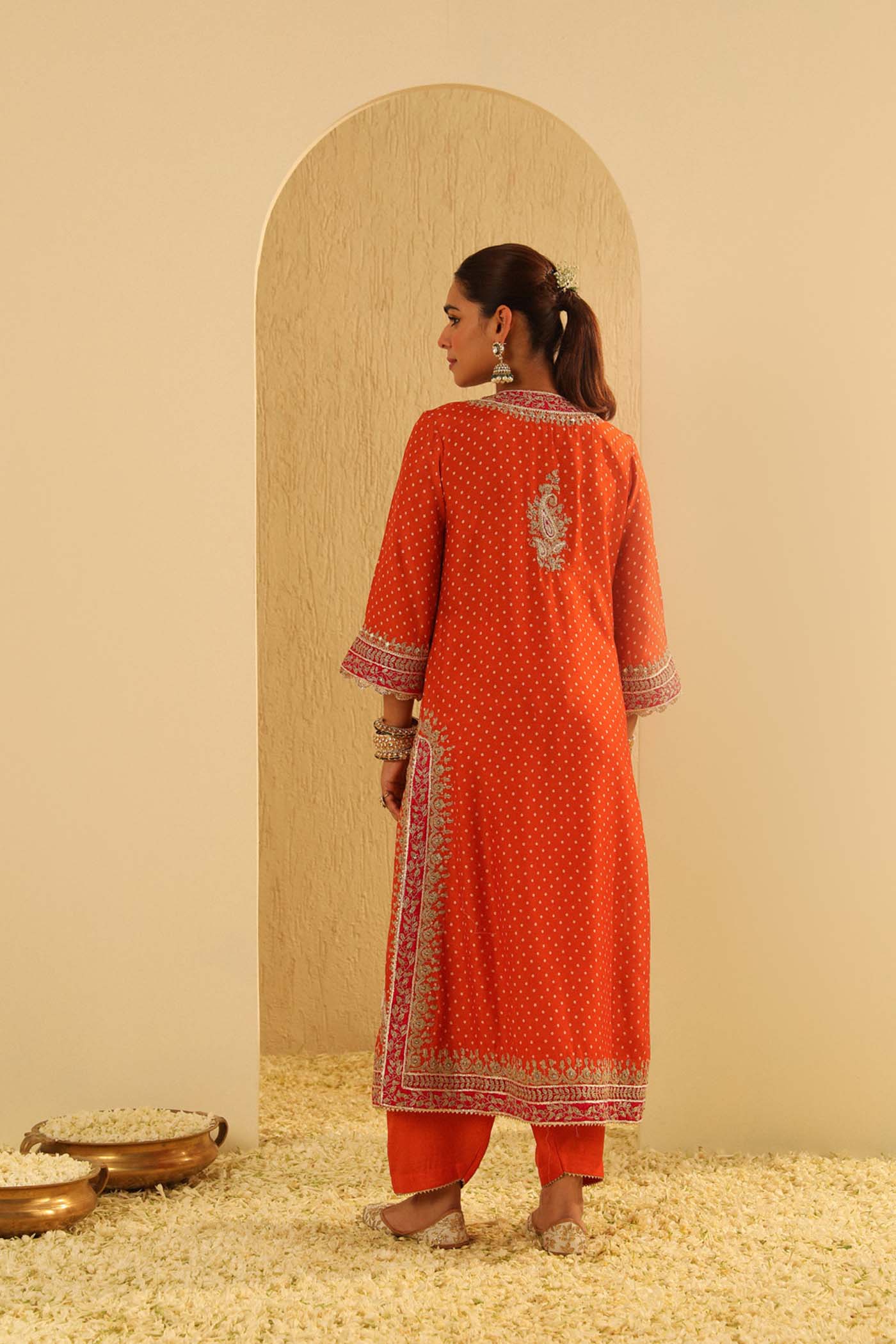 Saanjh - A-line kurta with Salwar and Dupatta