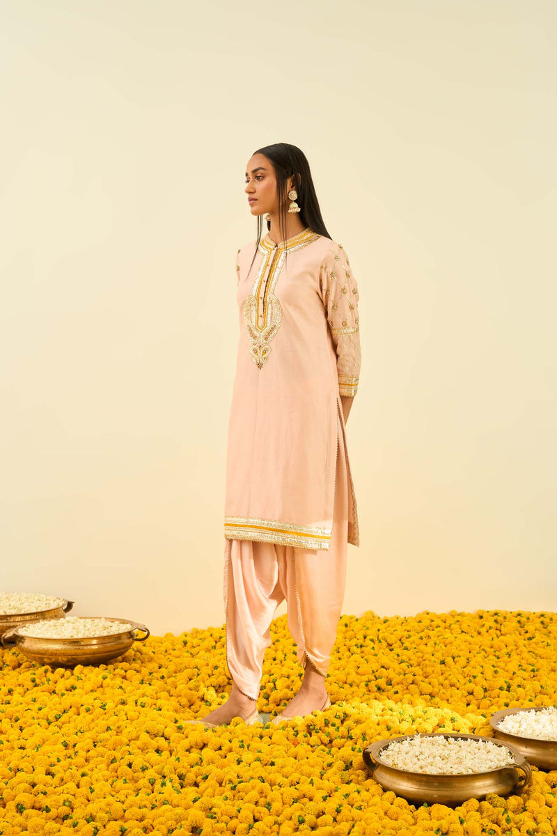 Aminah Rosepink Kurta with dhoti